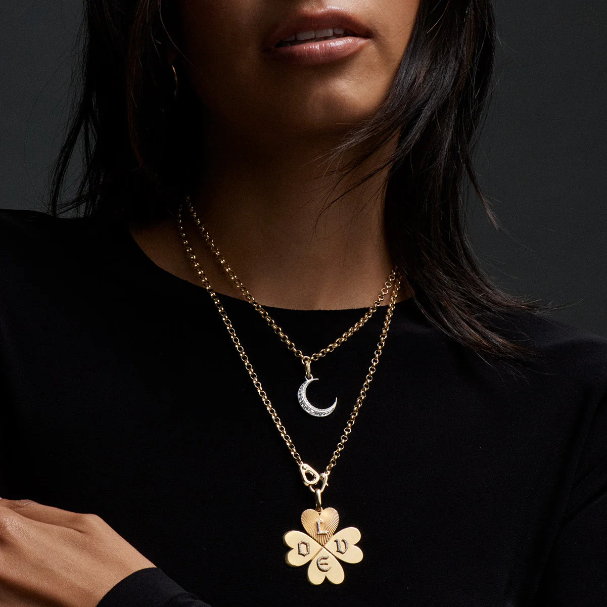 Belcher | Medium Belcher Chain with Sister Hooks | Yellow Gold - Image 3