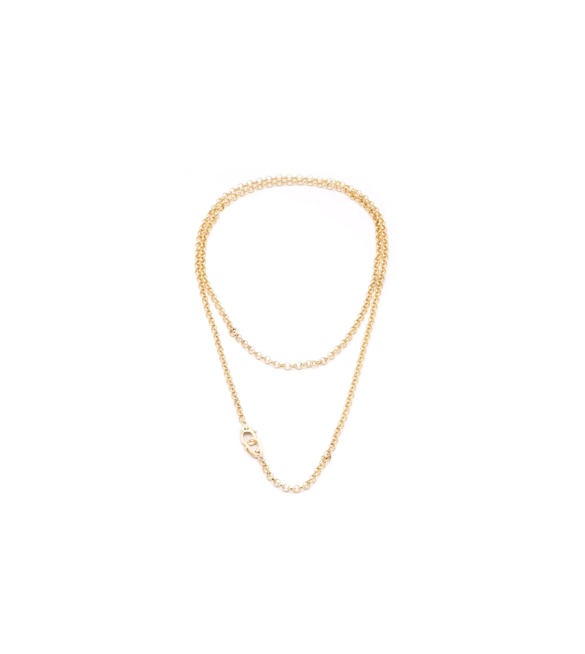 Belcher | Medium Belcher Chain with Sister Hooks | Yellow Gold - Image 6