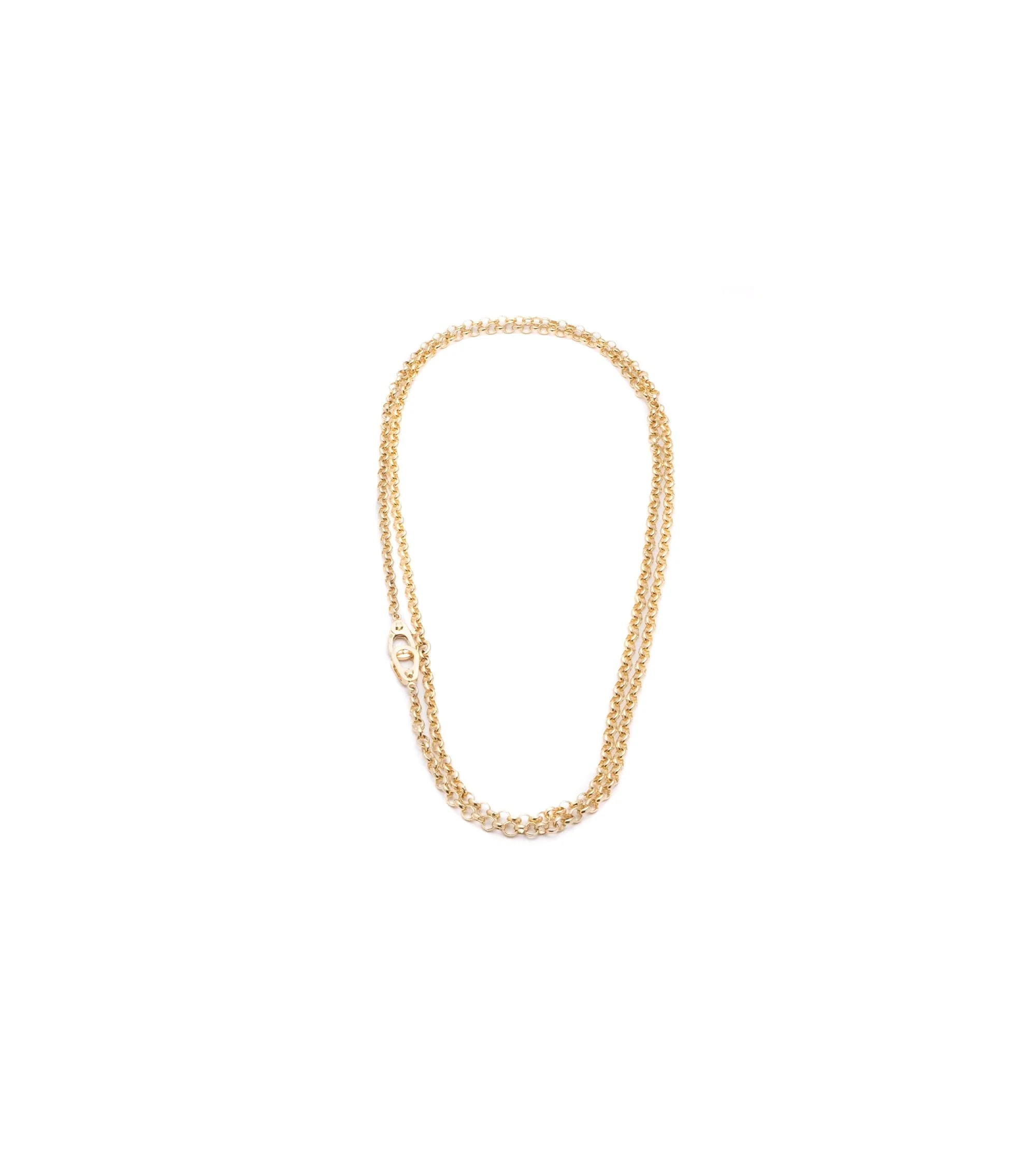 Belcher | Medium Belcher Chain with Sister Hooks | Yellow Gold - Image 7