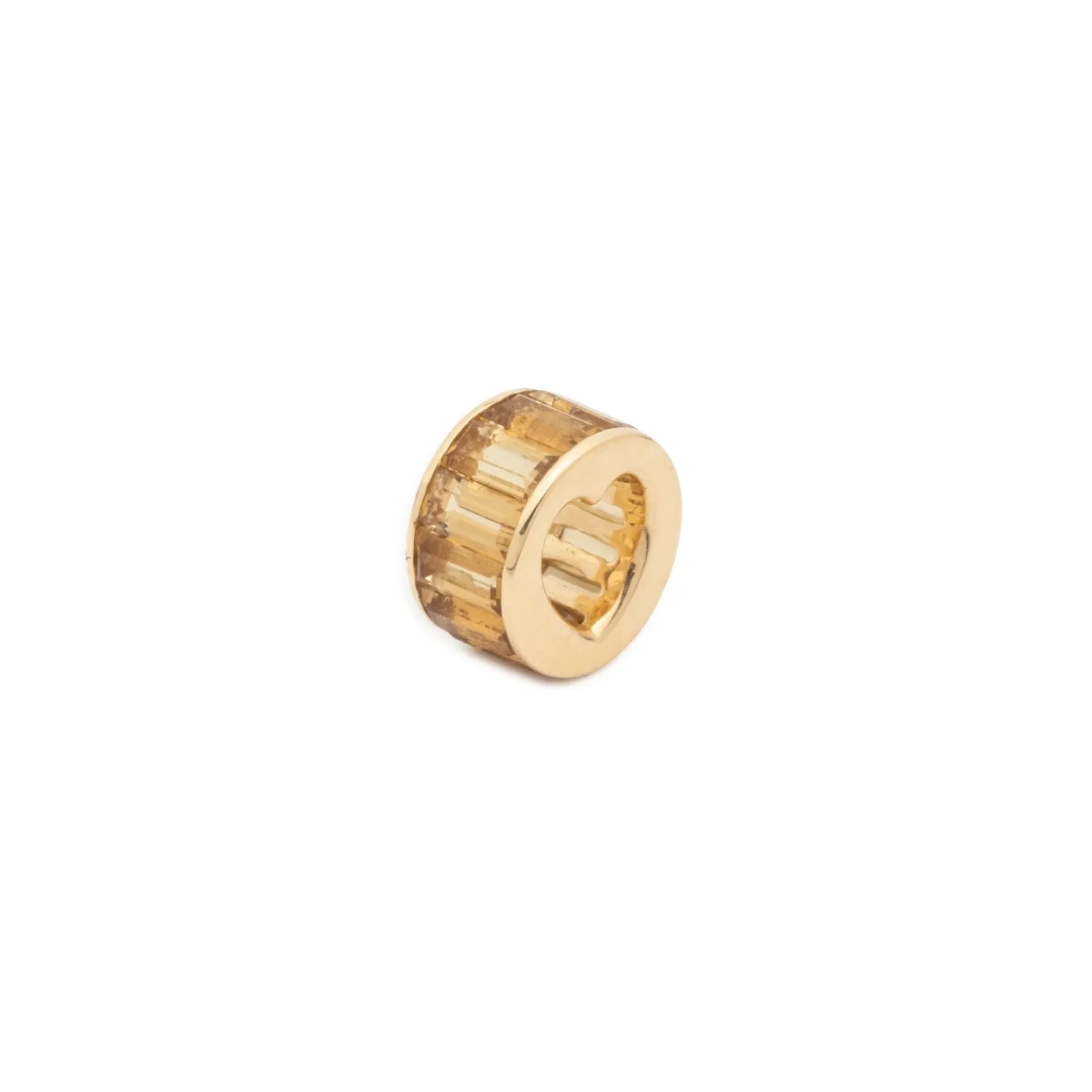 True Love | Baguette Heart Beat | Champagne Citrine, Yellow Gold