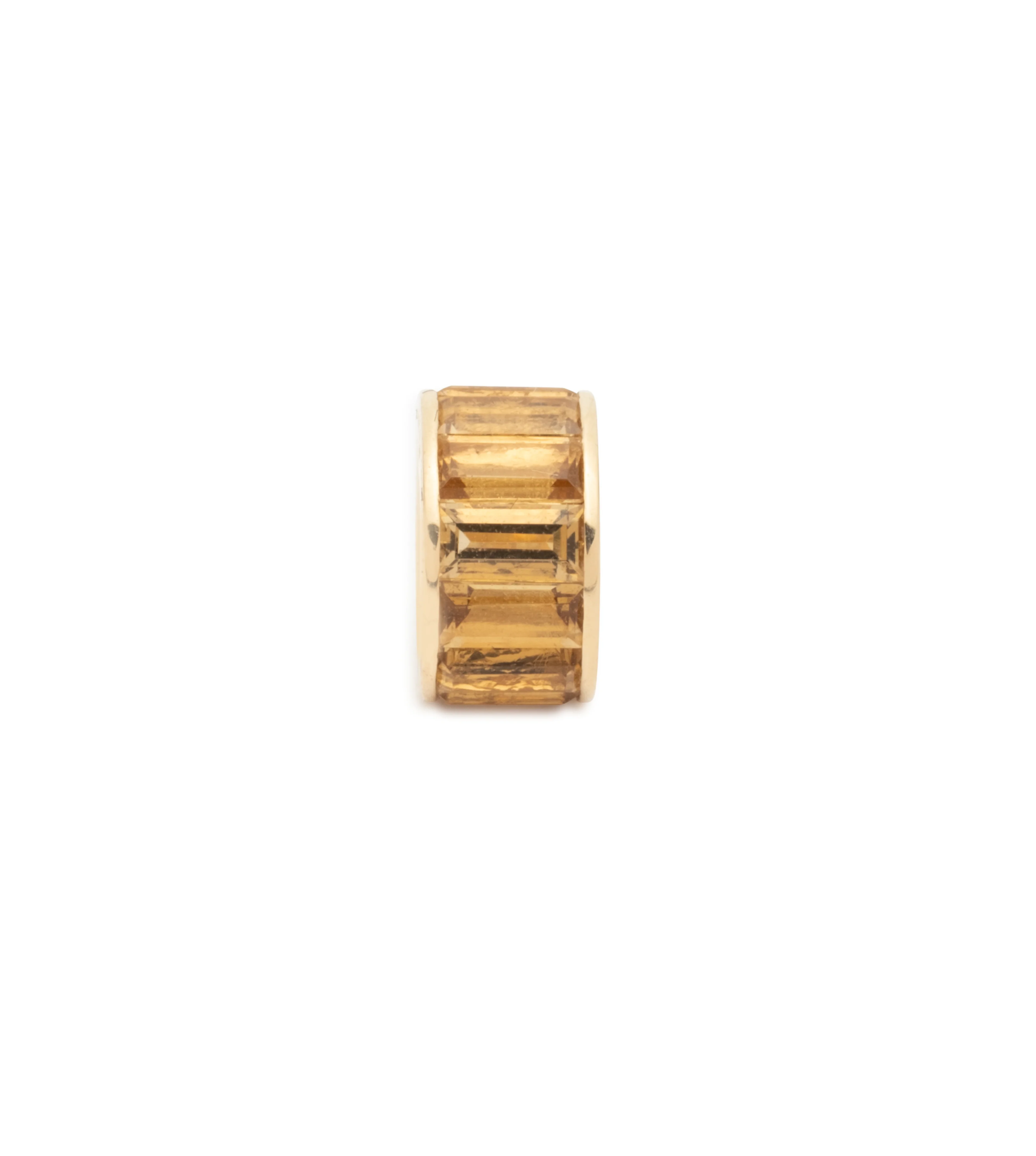 True Love | Baguette Heart Beat | Champagne Citrine, Yellow Gold - Image 3