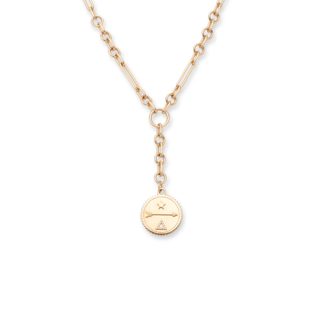 Dream | Small Mixed Clip Extension Necklace | Diamonds, Yellow Gold