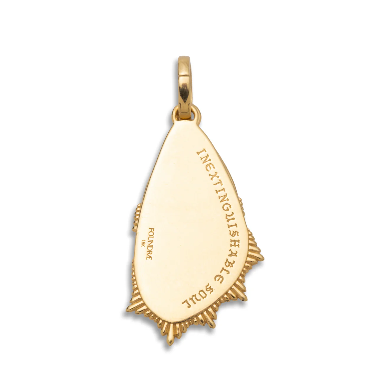 Reverie | Encrusted Butterfly Wings Large Pendant | Diamonds, Yellow Gold - Image 5