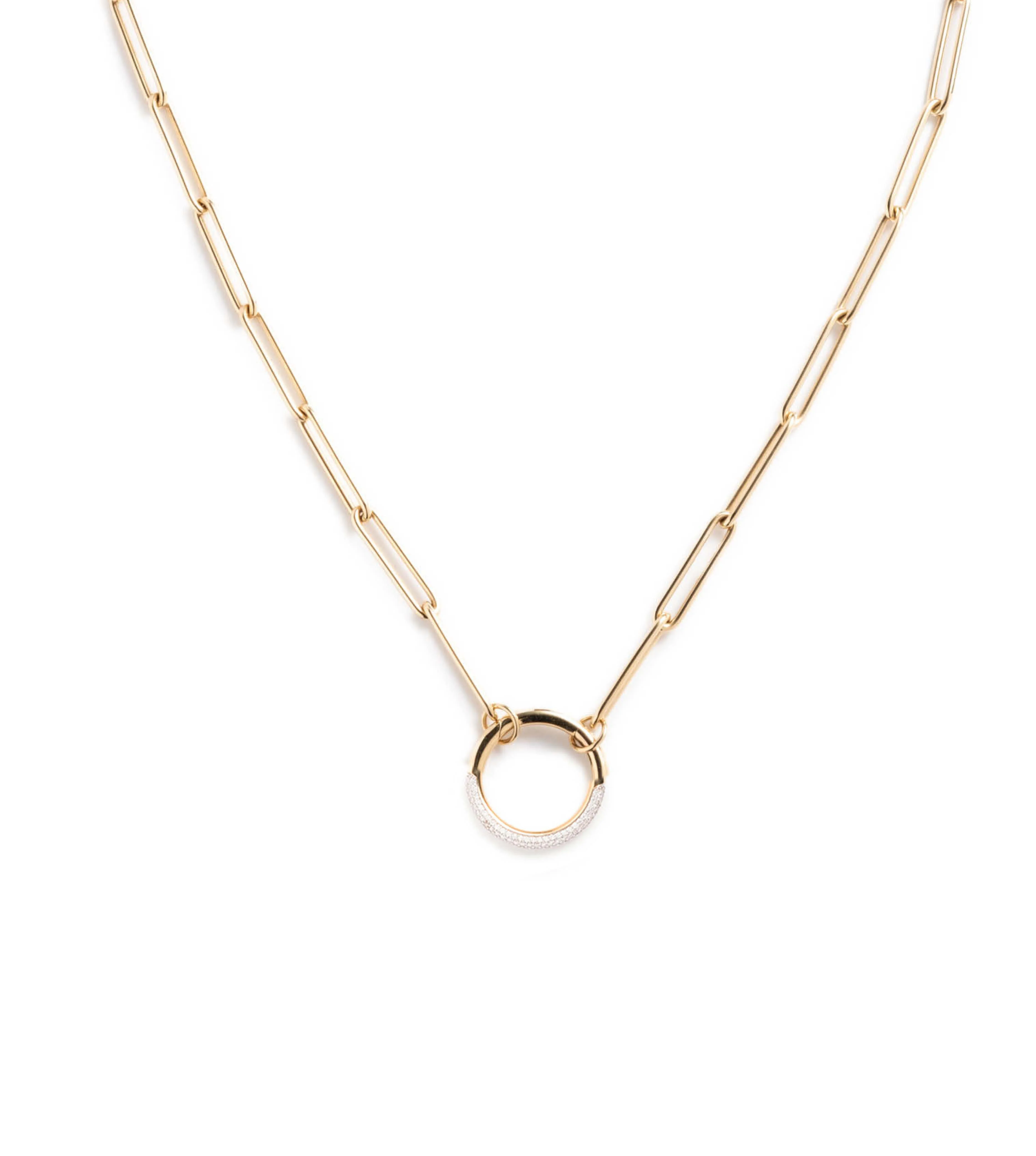 Clip | Large Clip Open Chain with Medium Annex Link | Yellow Gold - Image 3