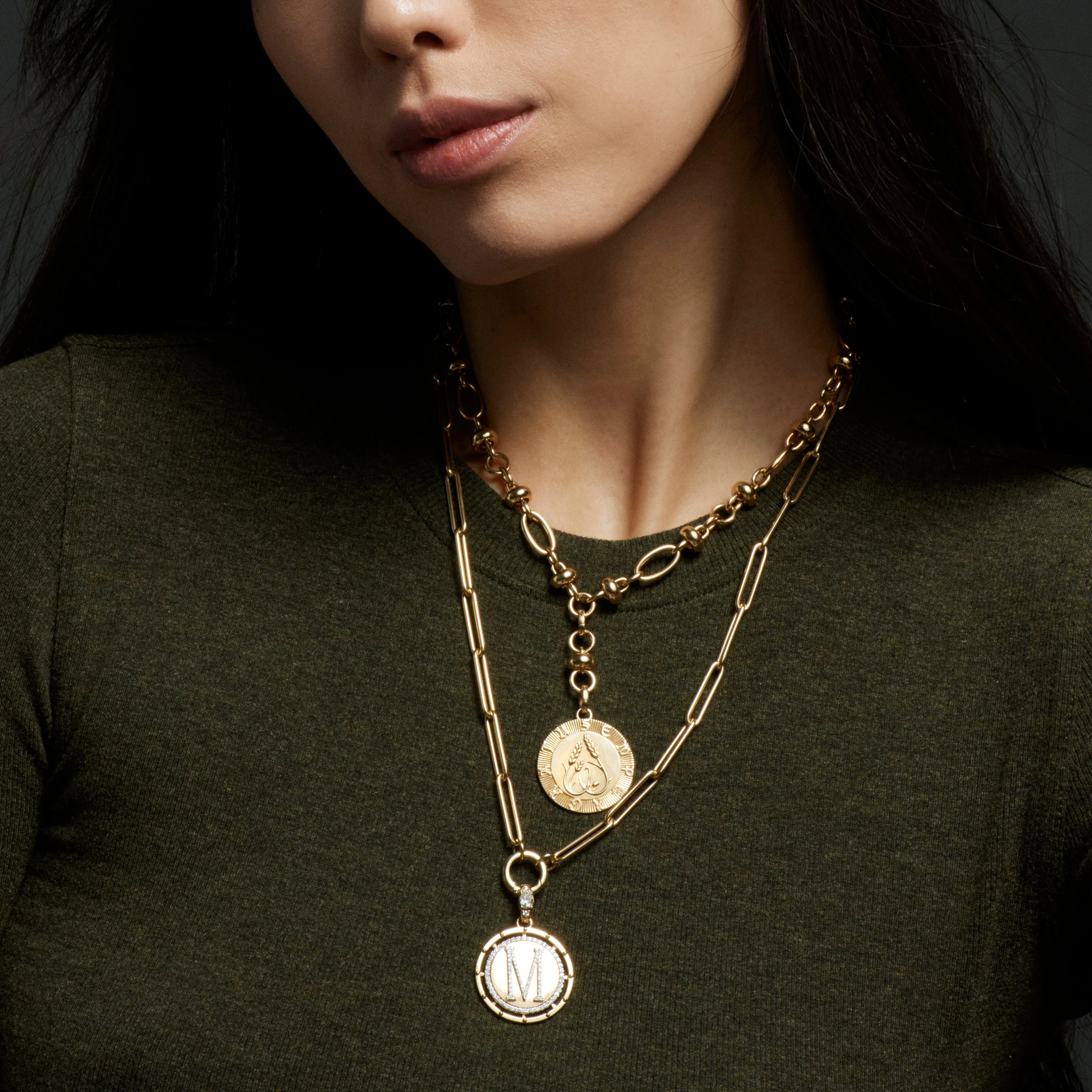 Clip | Large Clip Open Chain with Small Annex Link | Yellow Gold - Image 2
