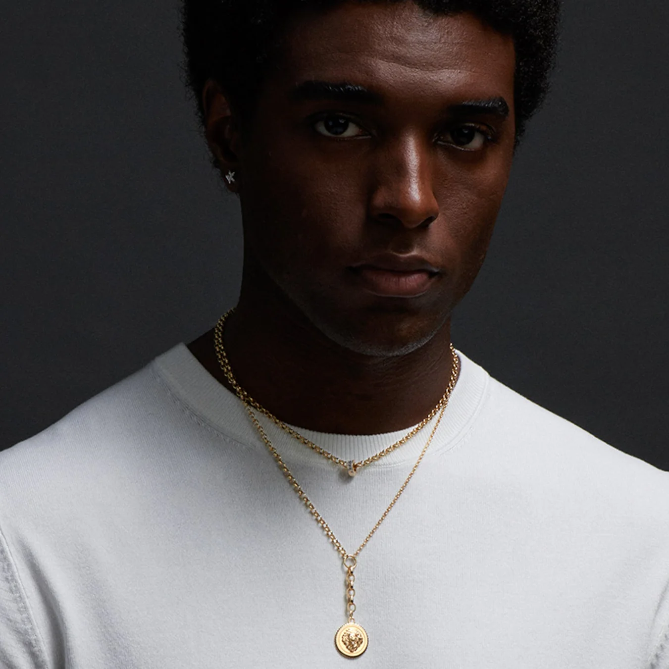 True Love | Pavé Edge Heart Beat Fine Belcher Necklace | Diamonds, Yellow Gold - Image 2