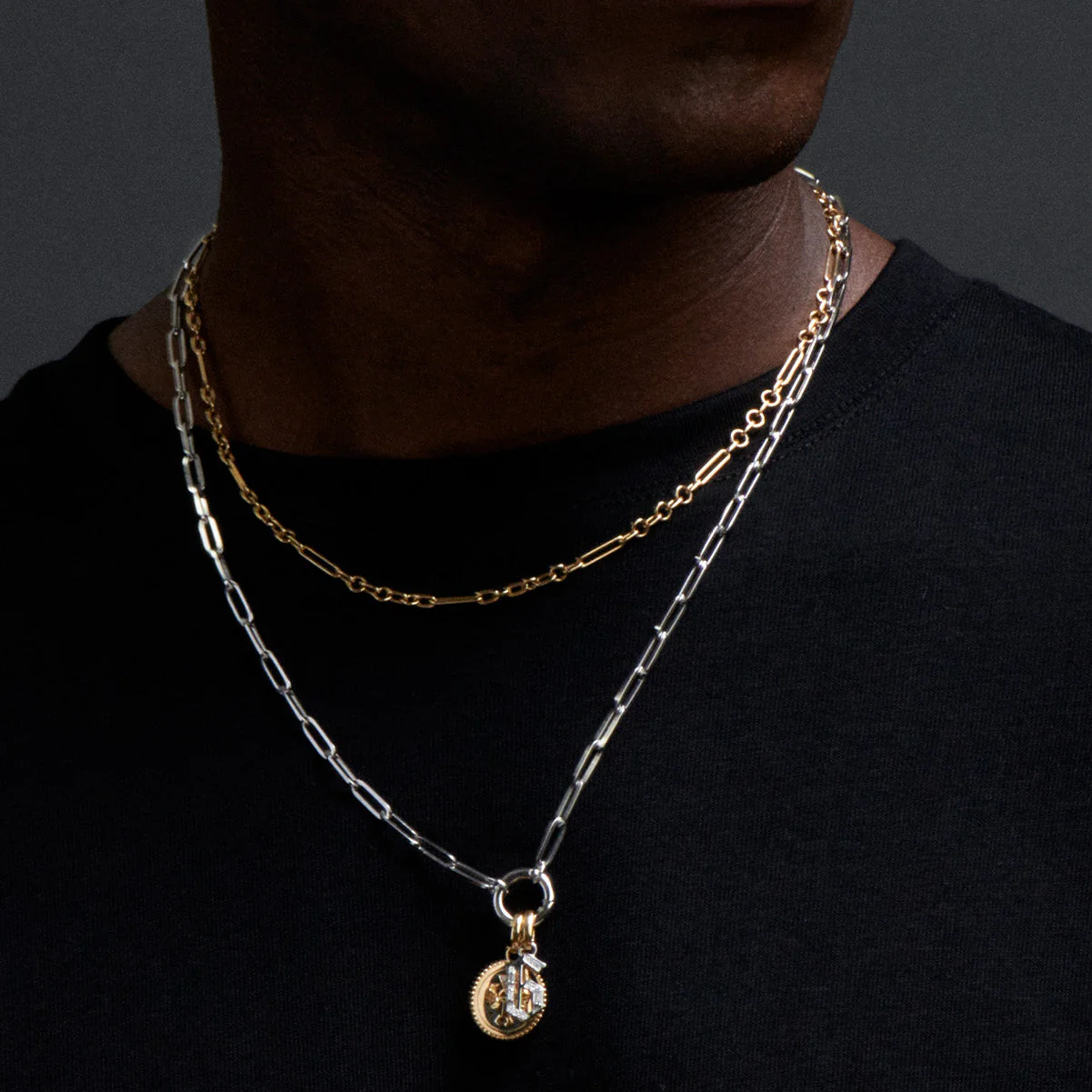Mixed Clip | Fine Mixed Clip Chain | Yellow Gold - Image 3