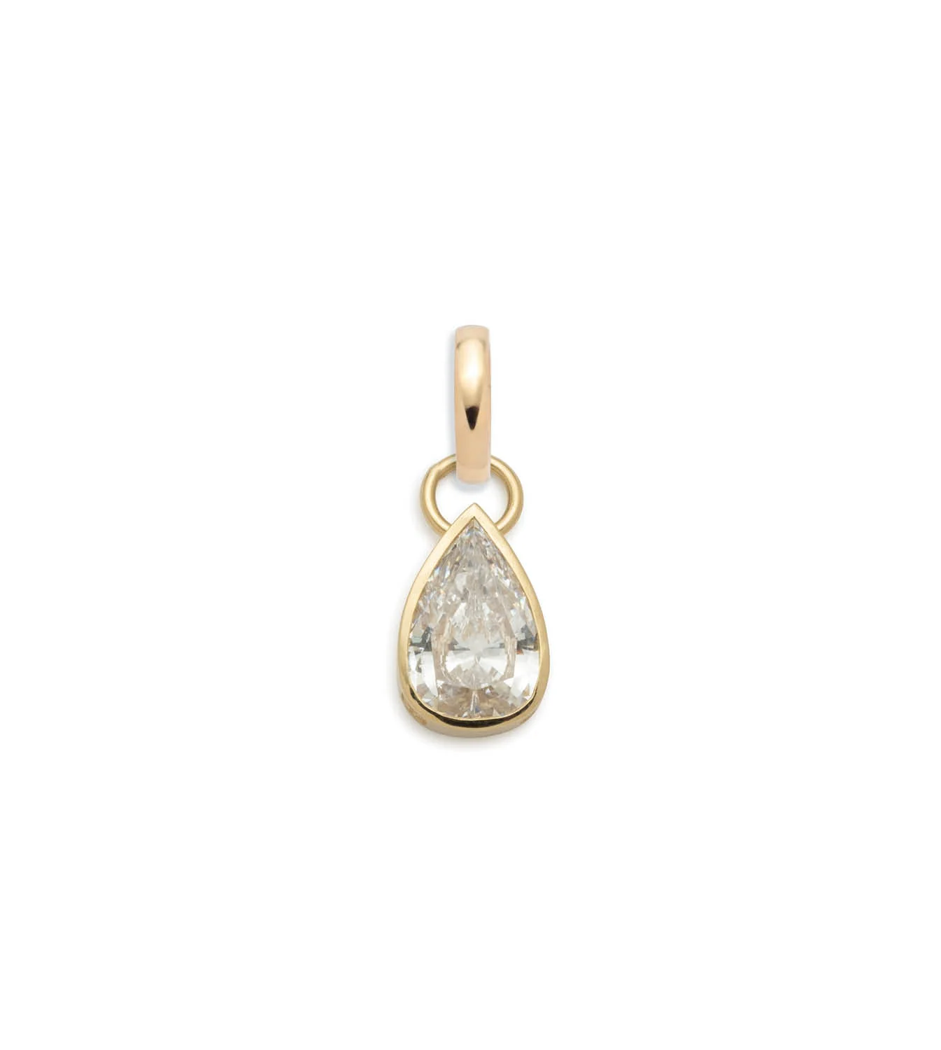 True Love | Forever & Always a Pair Pear Pendant | Diamond, Yellow Gold - Image 5