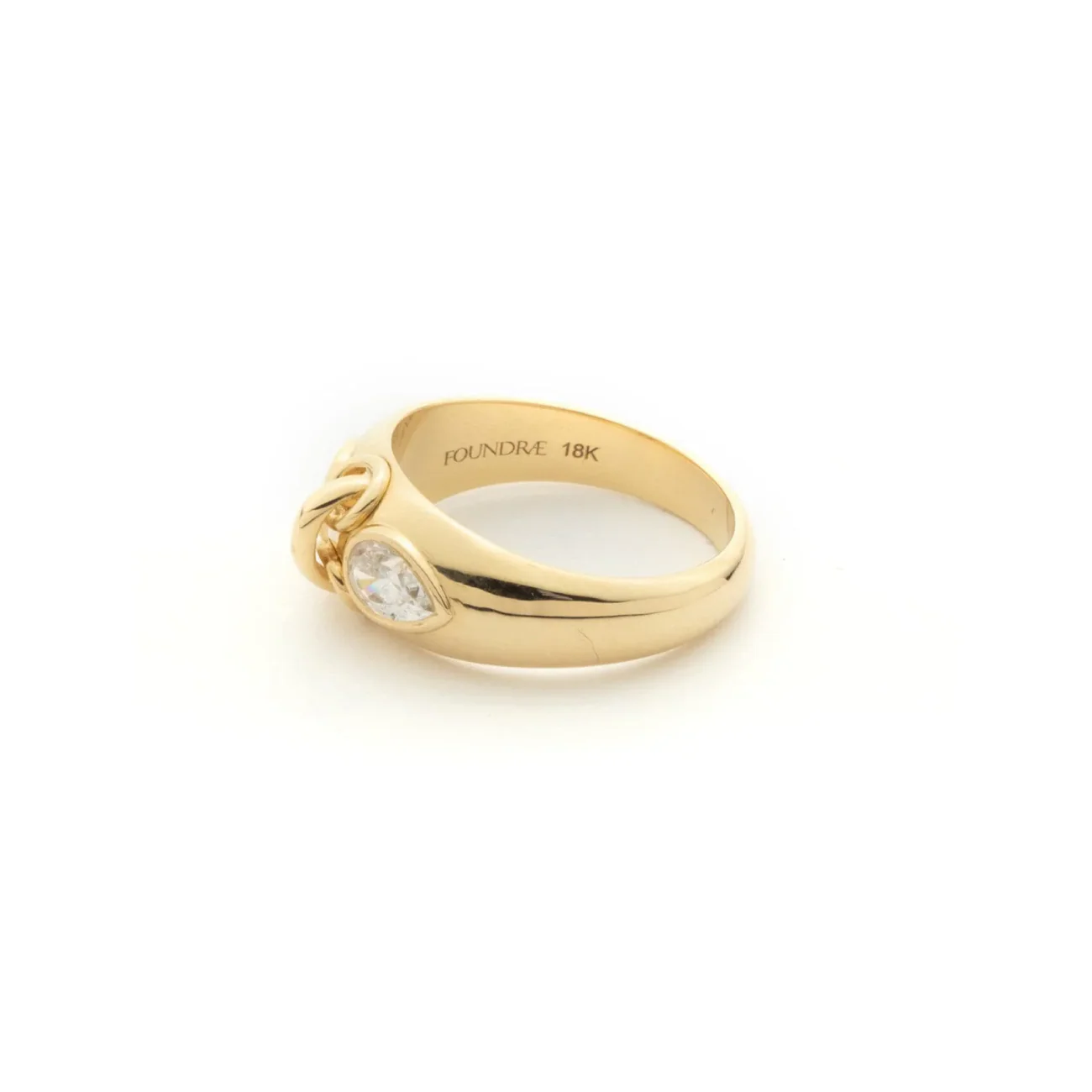 True Love | Forever & Always a Pair Gemstone Ring | Diamonds, Yellow Gold - Image 3