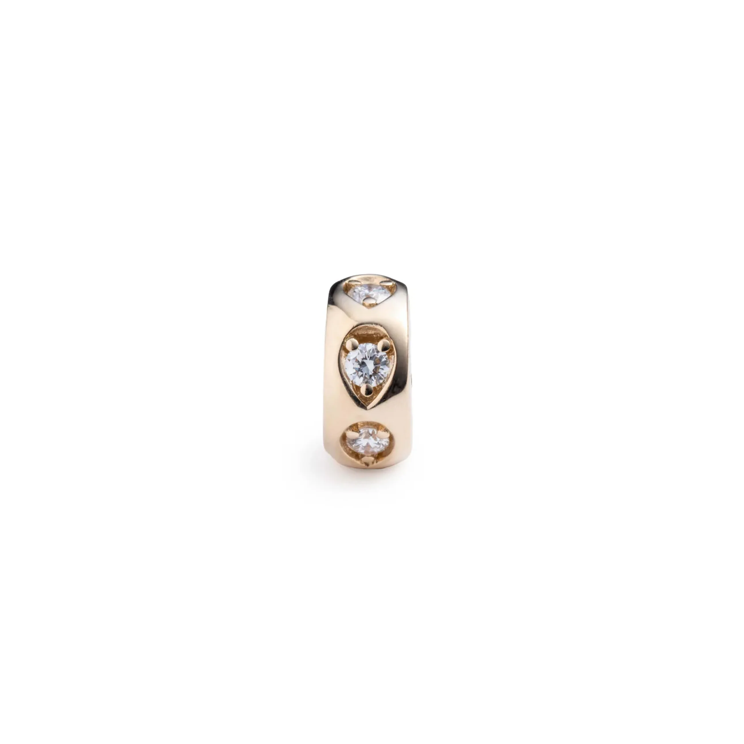 True Love | Forever & Always a Pair Heart Beat | Diamonds, Yellow Gold - Image 5
