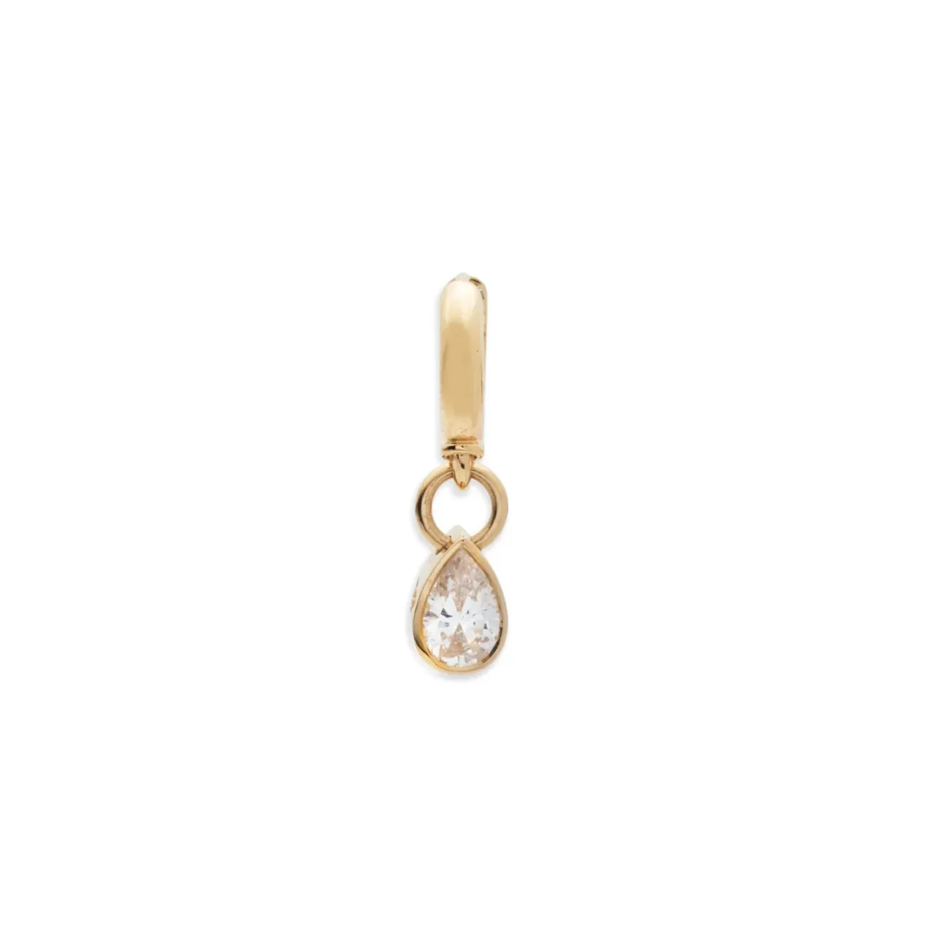 True Love | Forever & Always a Pair Hoop Earring | Diamond, Yellow Gold
