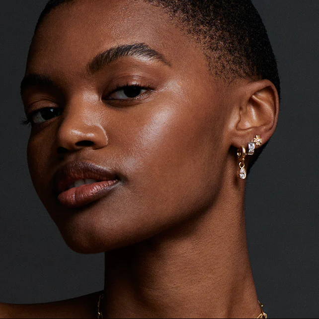 True Love | Forever & Always a Pair Hoop Earring | Diamond, Yellow Gold - Image 3