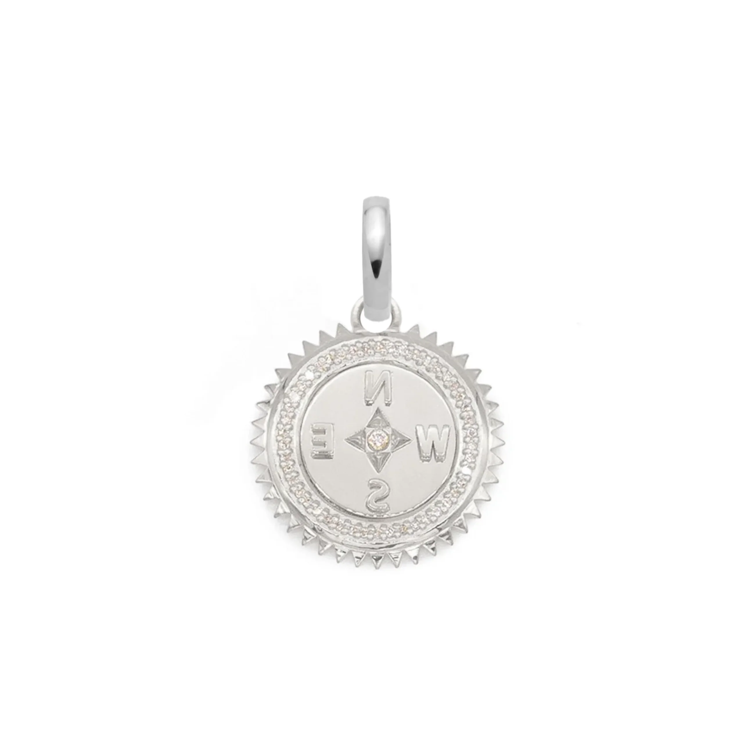 Internal Compass | Baby Medallion | Diamonds, Gold - Image 4