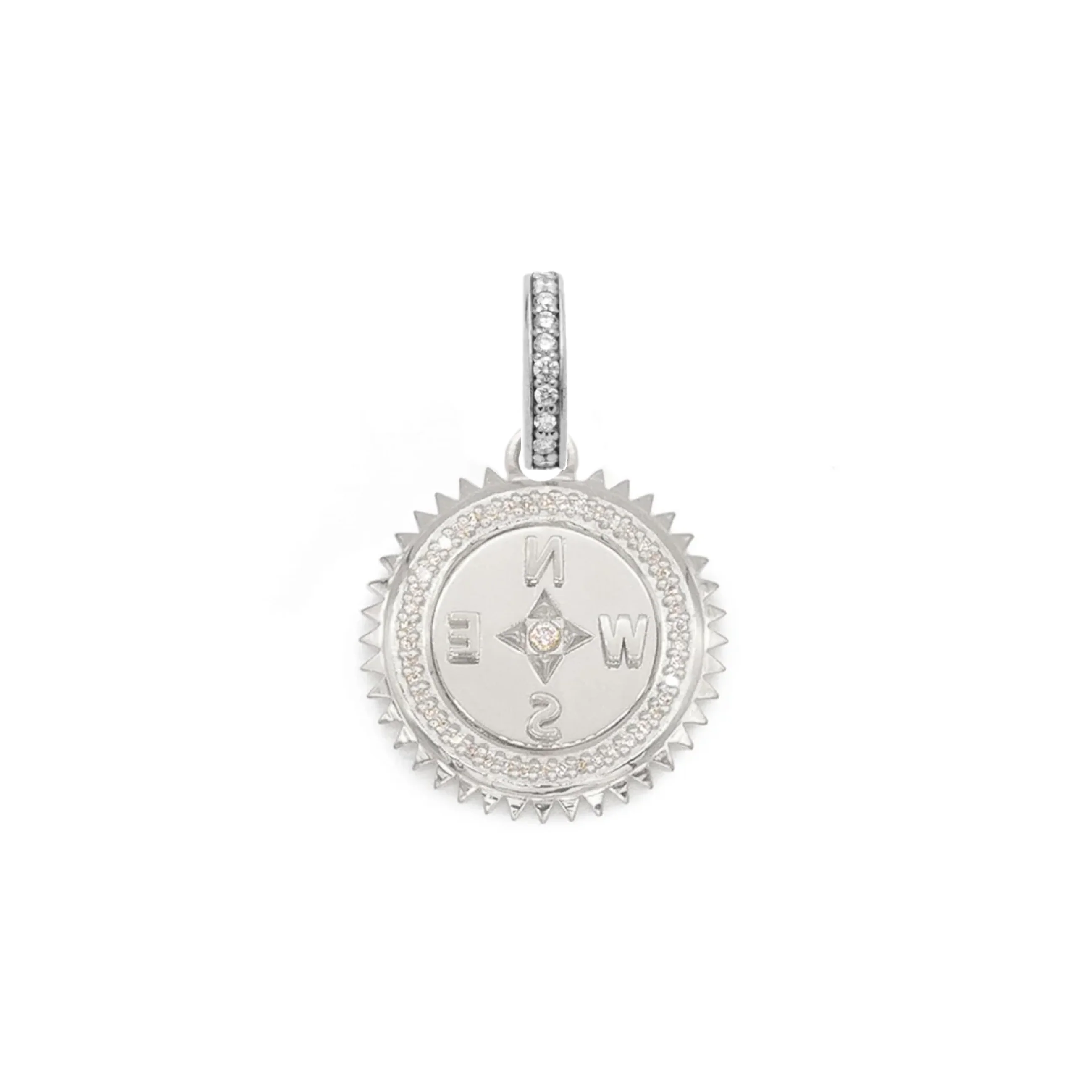 Internal Compass | Baby Medallion | Diamonds, Gold - Image 5