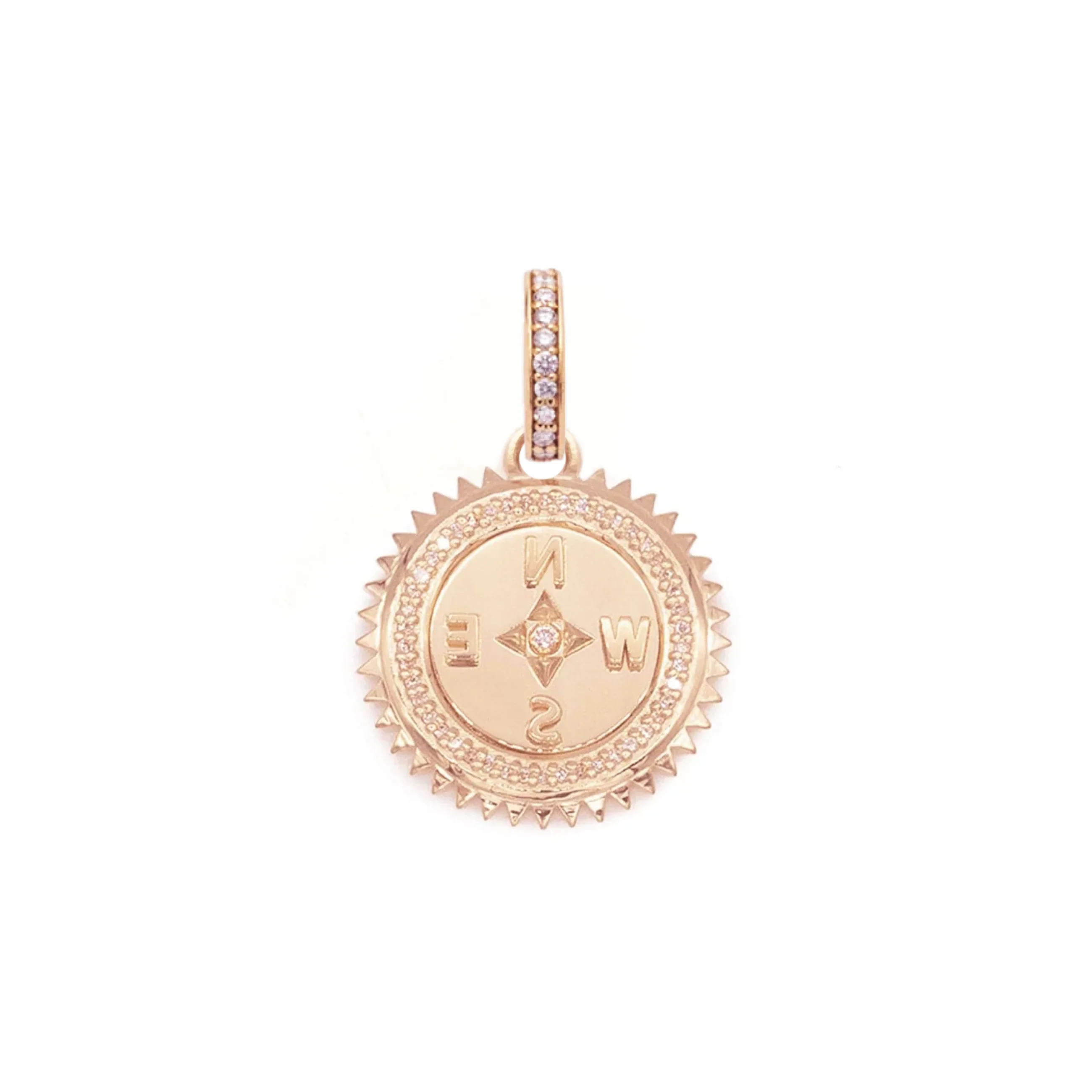 Internal Compass | Baby Medallion | Diamonds, Gold - Image 7