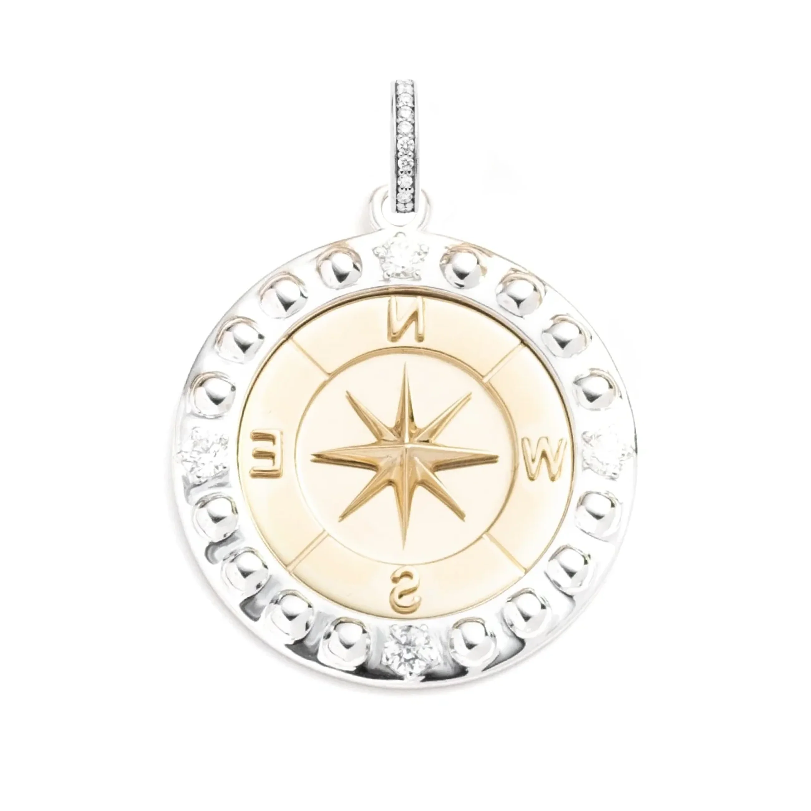 Internal Compass | Large Medallion | Diamonds, Gold - Image 5