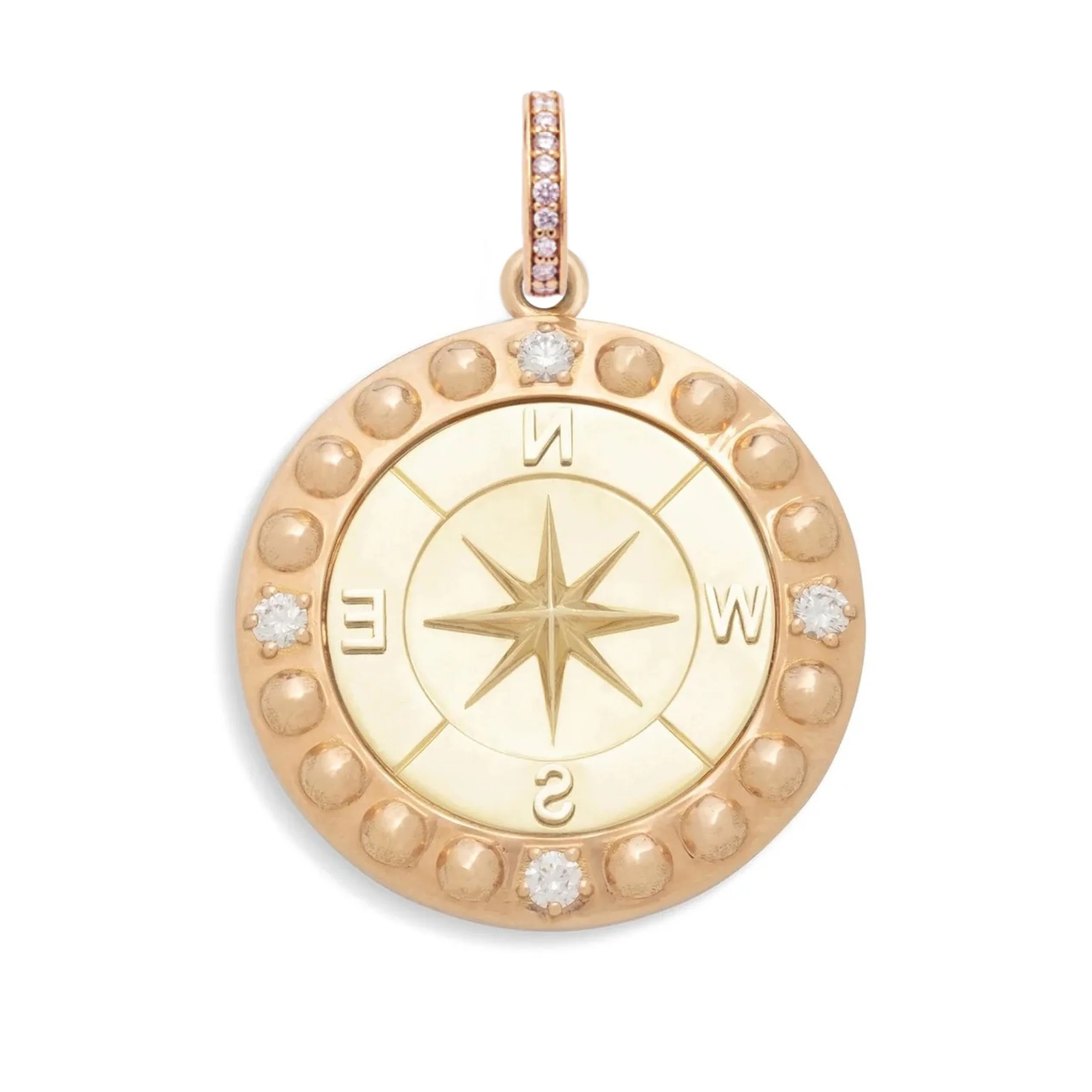 Internal Compass | Large Medallion | Diamonds, Gold - Image 8