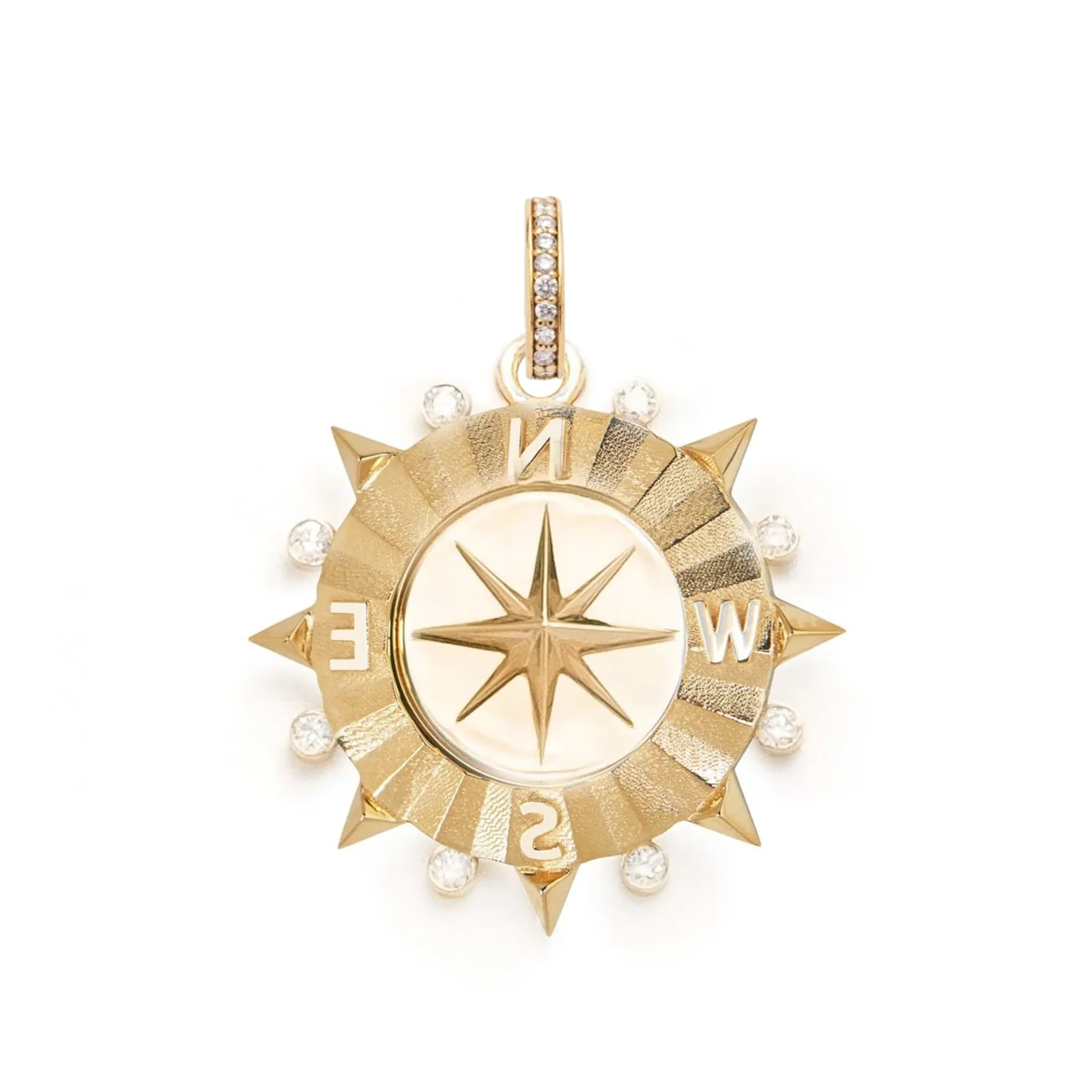 Internal Compass | Medium Medallion | Diamonds, Gold - Image 3