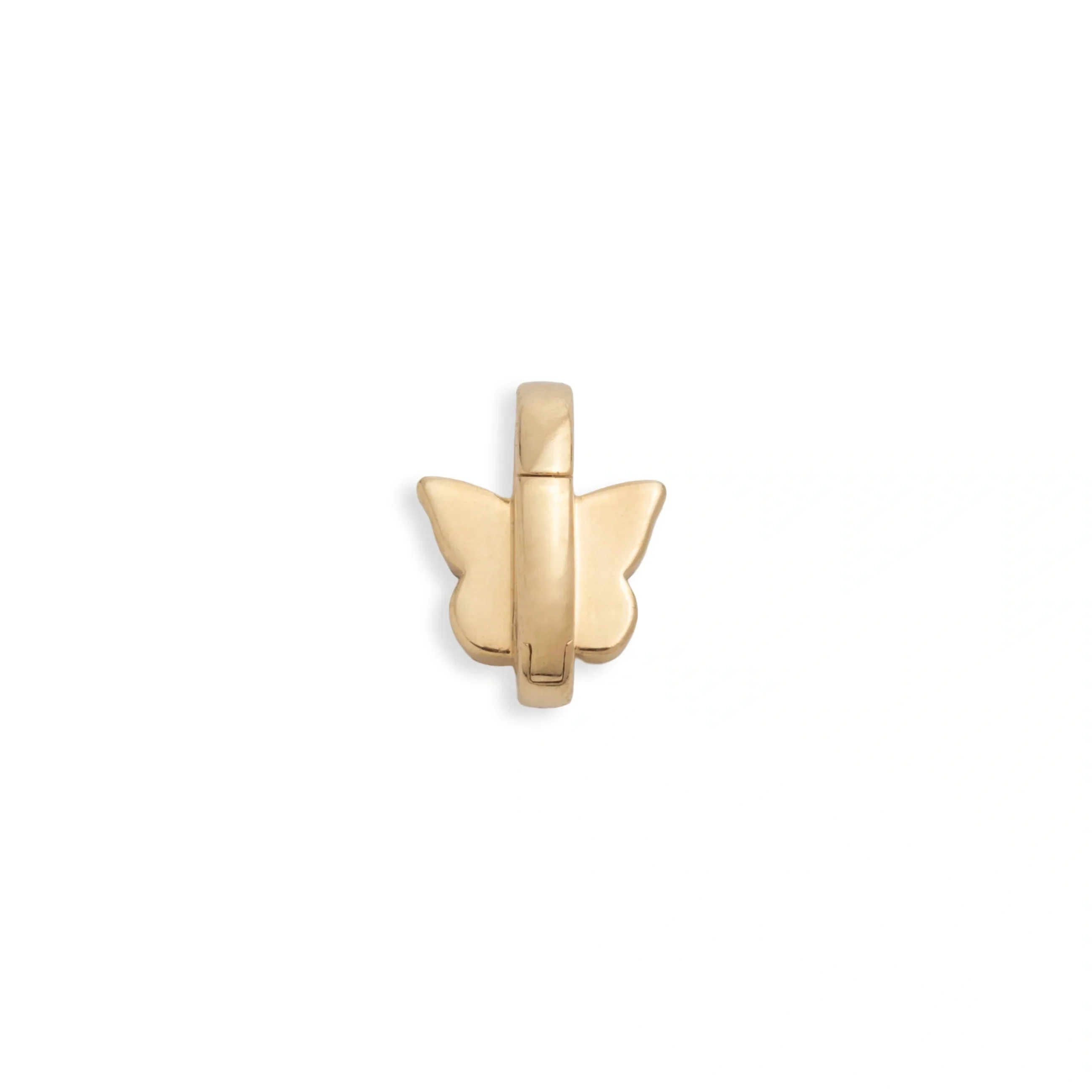 Necklace Connector - Reverie | Medium Pavé Butterfly Decorative Annex Link | Diamonds, Yellow Gold - Image 5