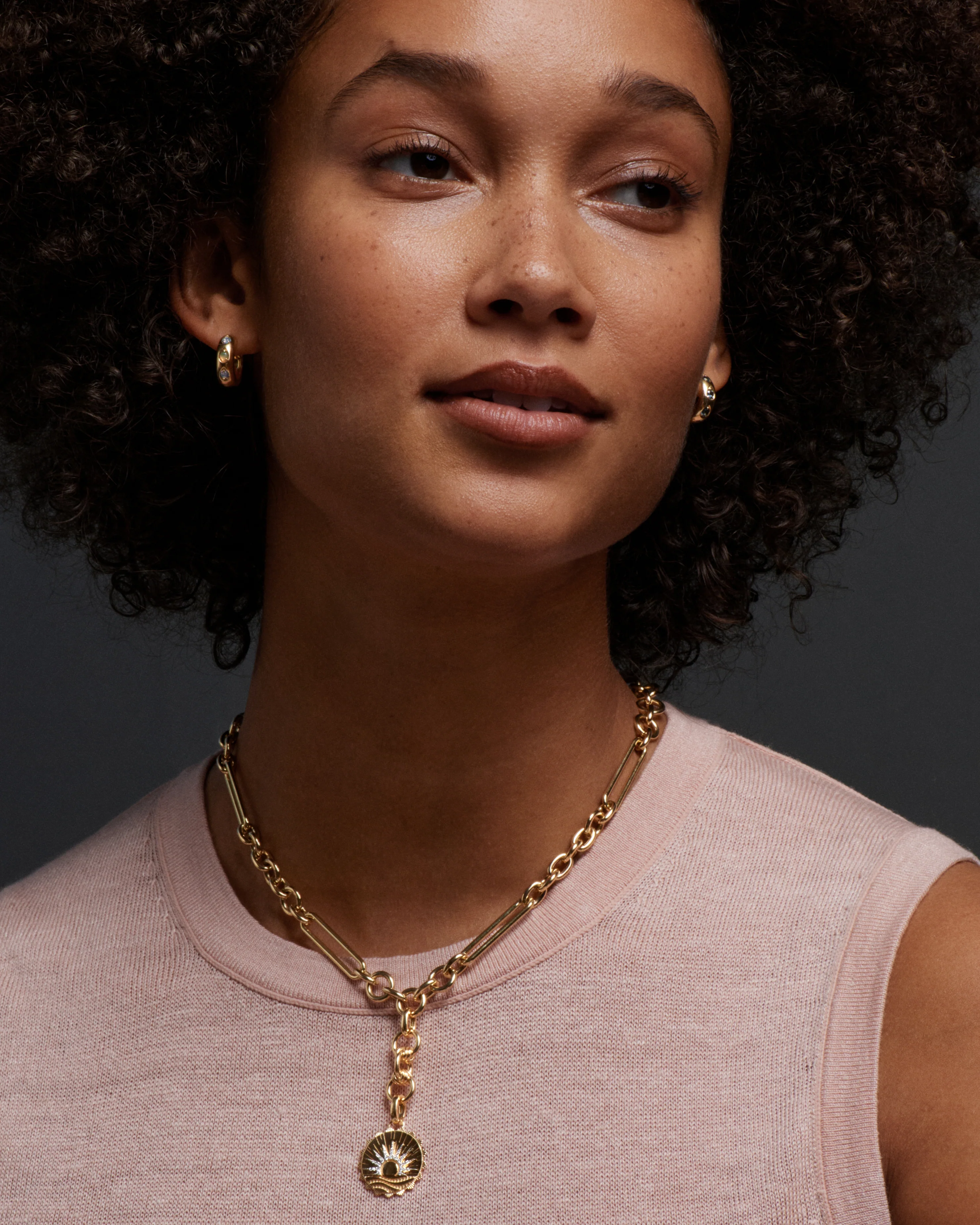 Mixed Clip | Midsized Mixed Clip Extension Chain | Yellow Gold - Image 5
