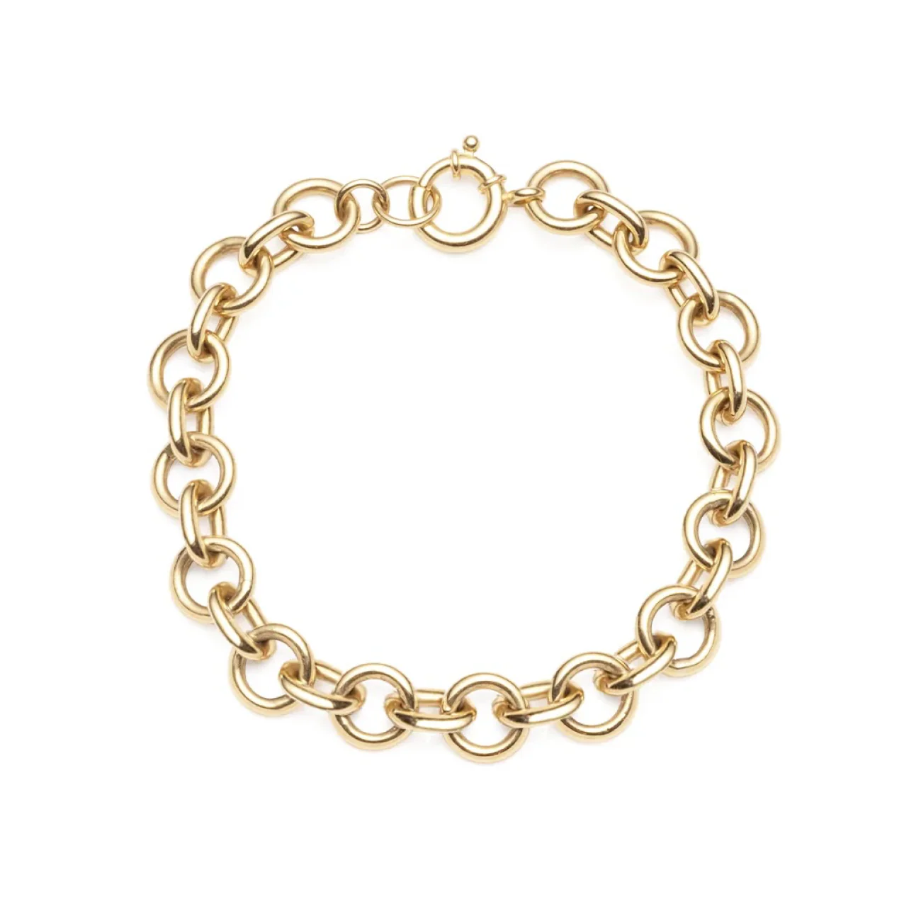 Mixed Link | Midsized Mixed Link Bracelet | Yellow Gold