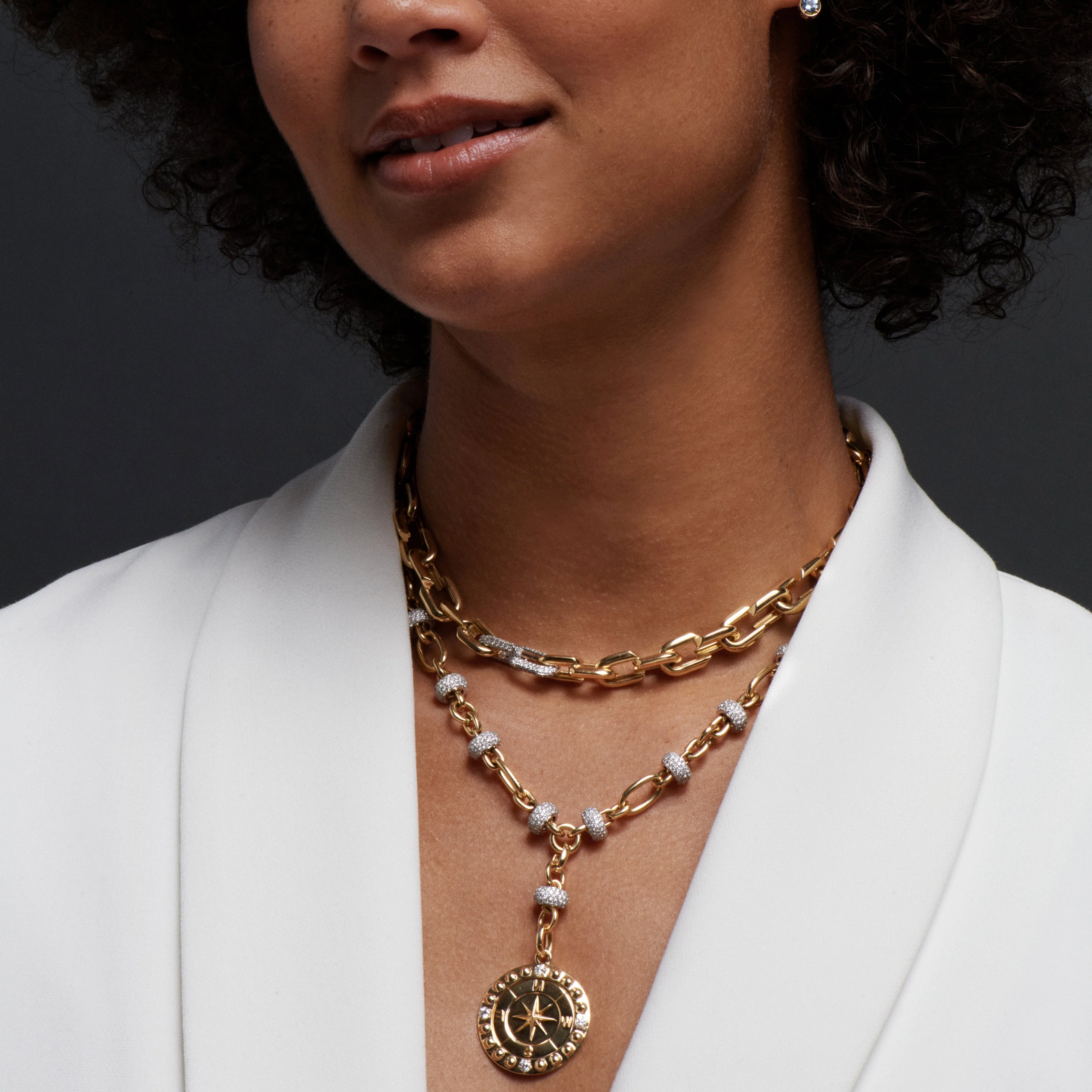Orbit | Orbit Extension Chain | Diamonds, Yellow Gold - Image 4