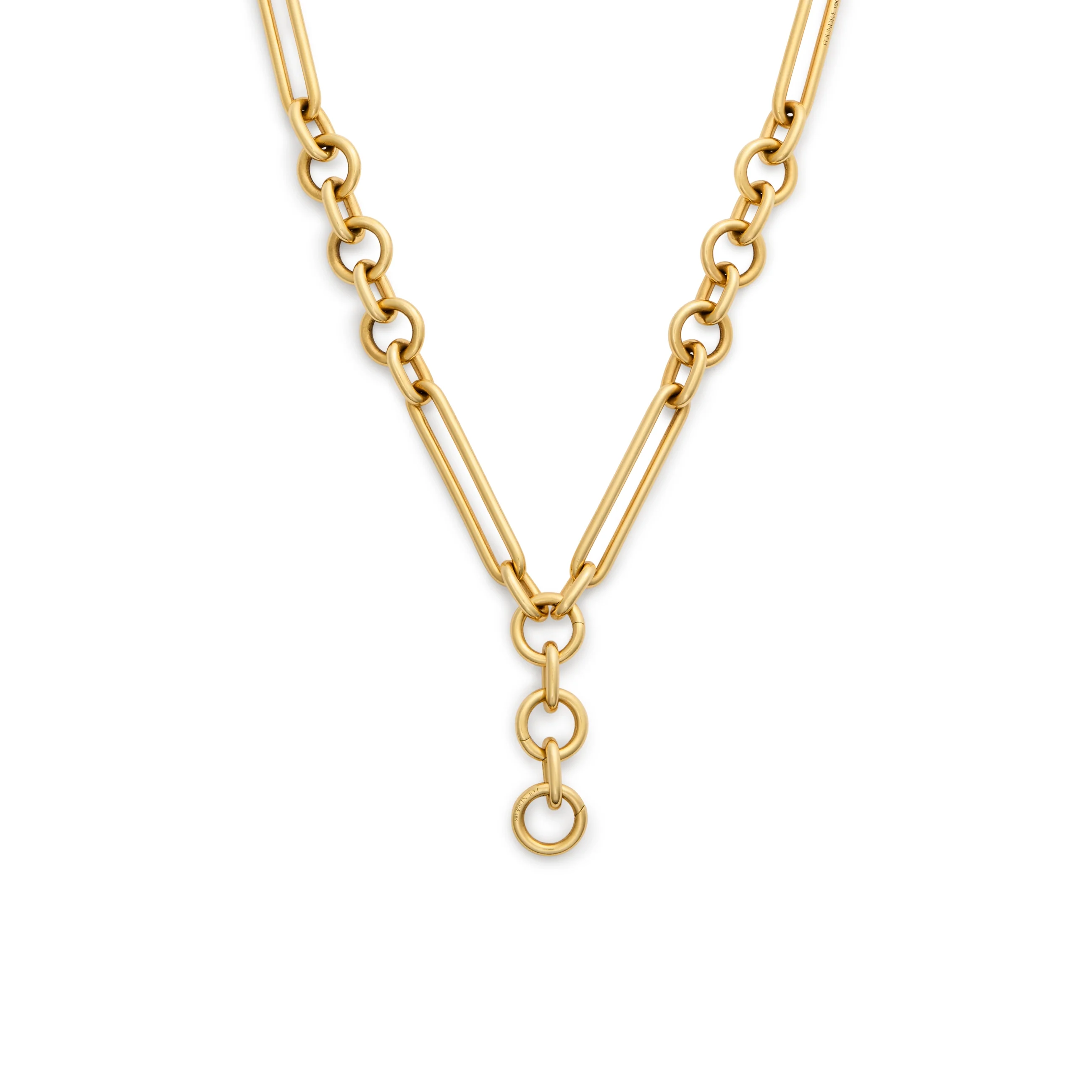 Mixed Clip | Oversized Mixed Clip Chain | Yellow Gold - Image 4