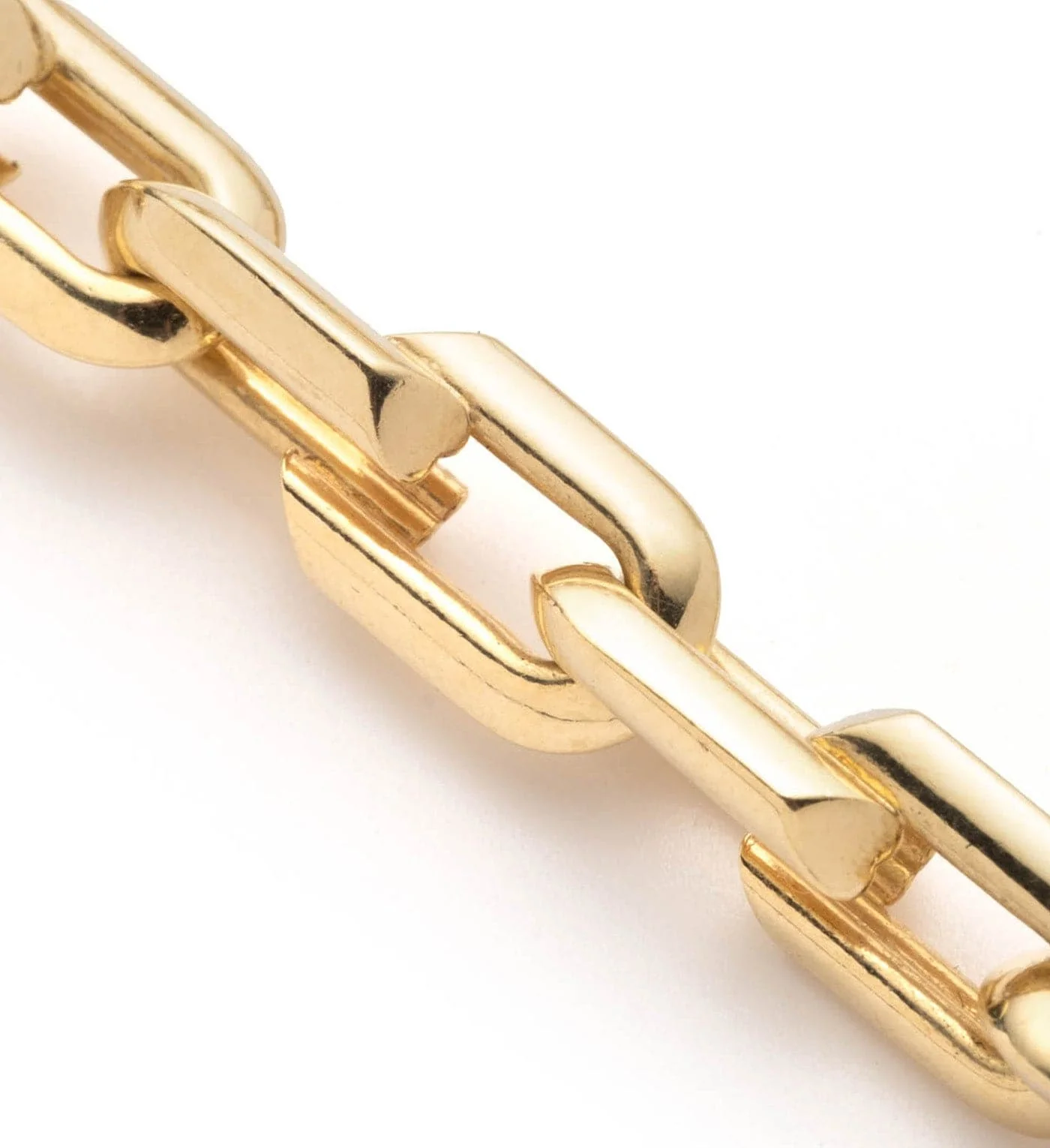 Strong Hearts | Oversized Love Link Bracelet | Yellow Gold - Image 3