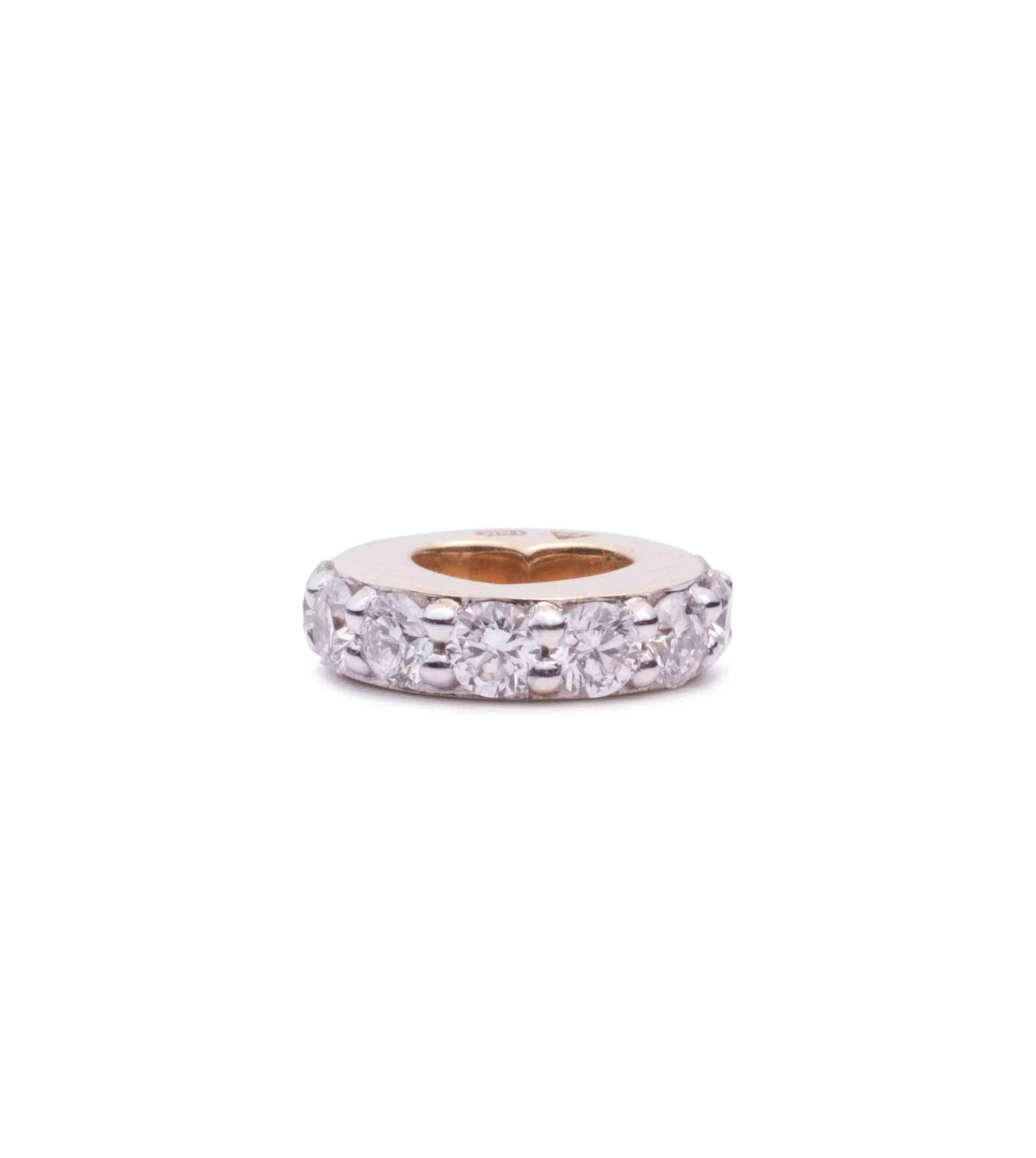 True Love | Pavé Edge Heart Beat | Diamonds, Yellow Gold - Image 5