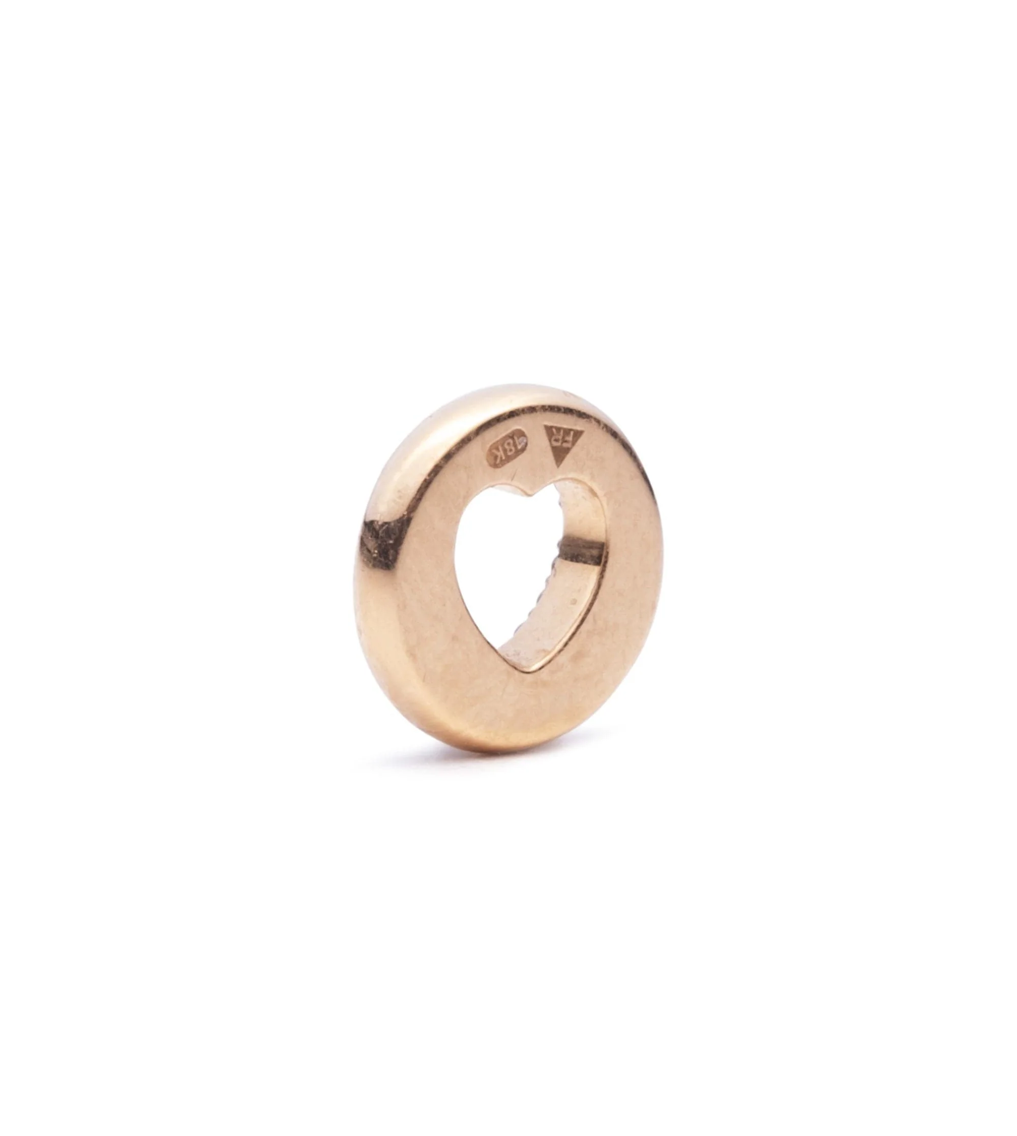 True Love | Pavé Side Heart Beat | Diamonds, Yellow Gold - Image 4