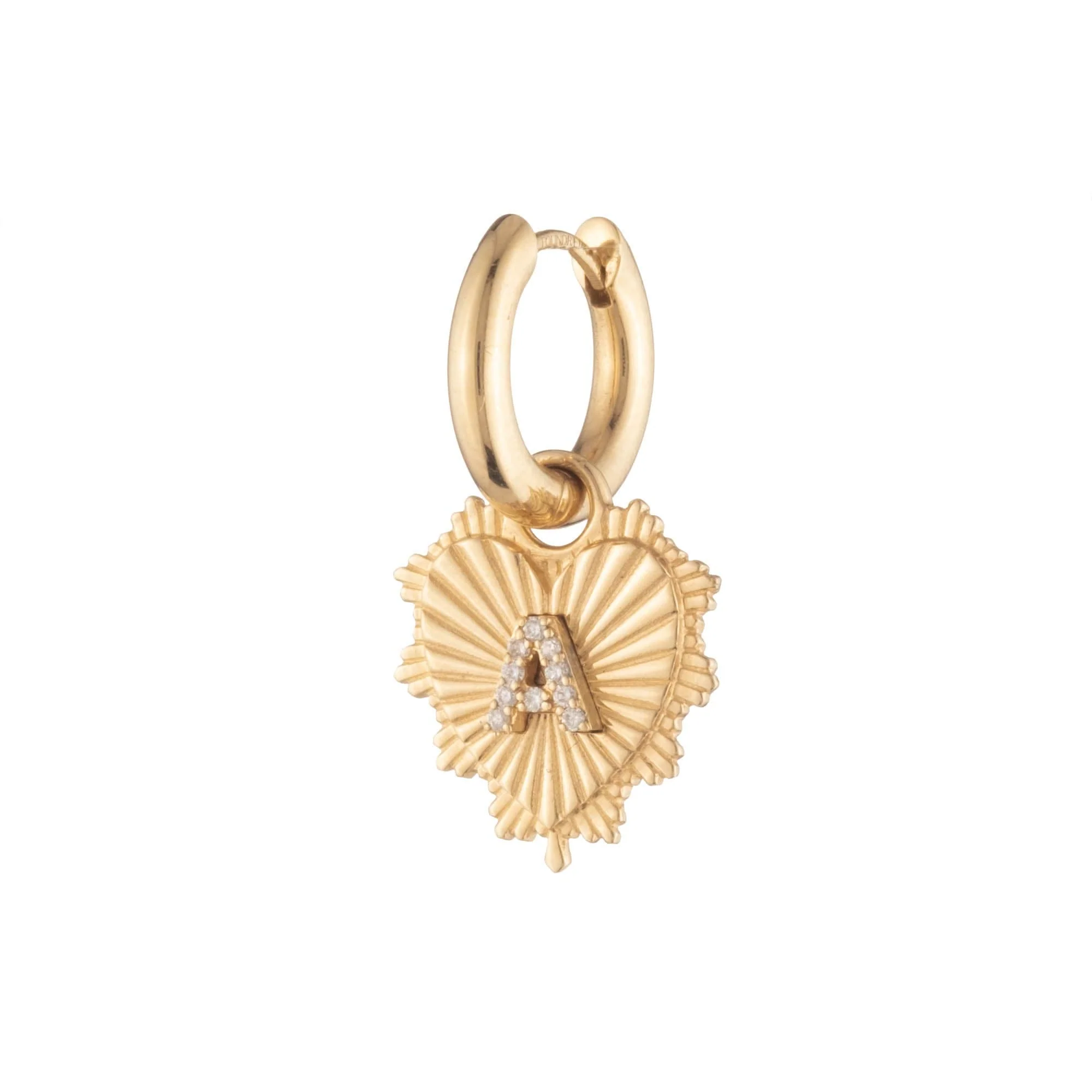 Petite Chubby Hoop Earring | Yellow Gold - Image 3