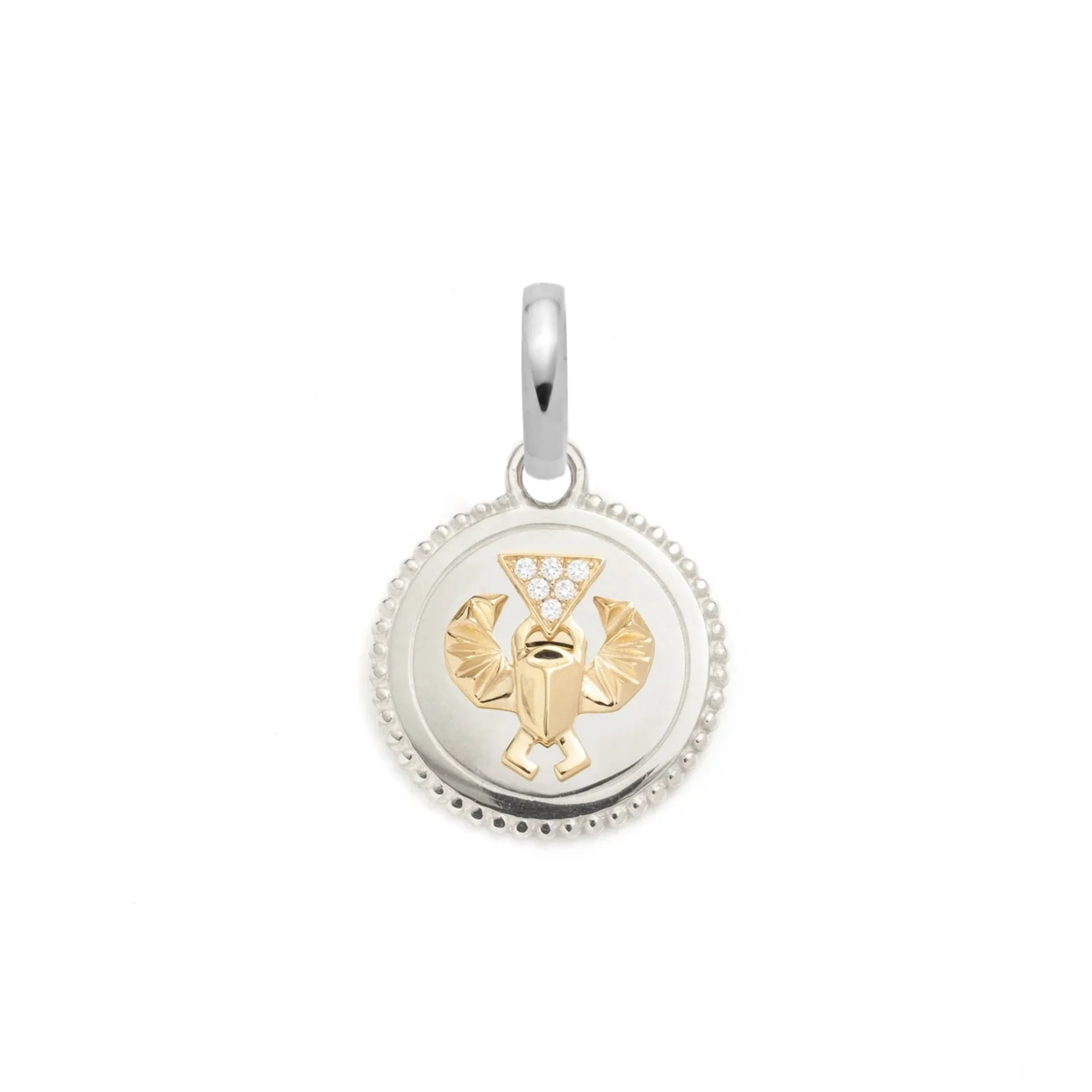 Protection | Baby Medallion | Diamonds, Gold - Image 3
