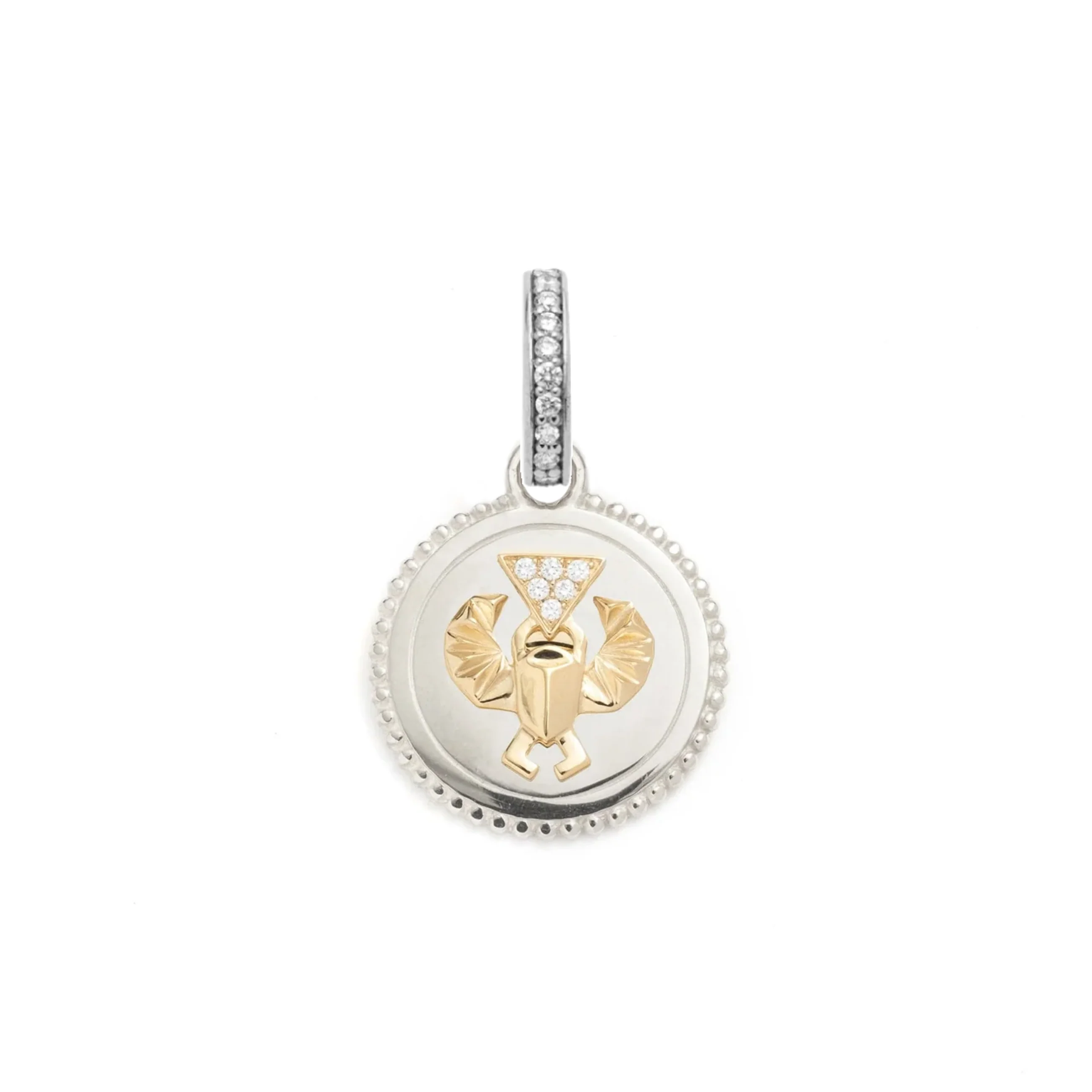 Protection | Baby Medallion | Diamonds, Gold - Image 4
