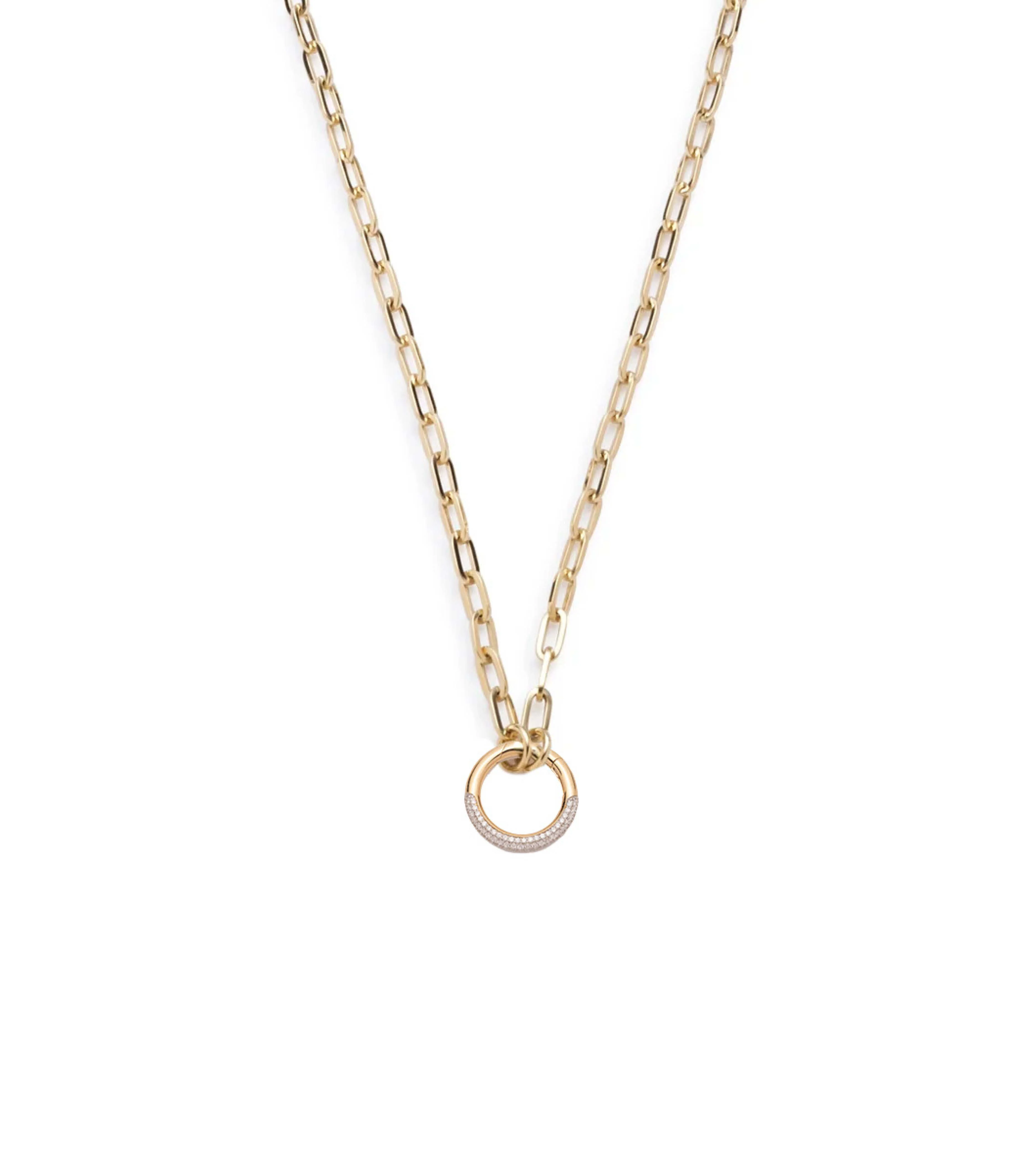 Clip | Small Clip Open Chain with Medium Annex Link | Yellow Gold - Image 3