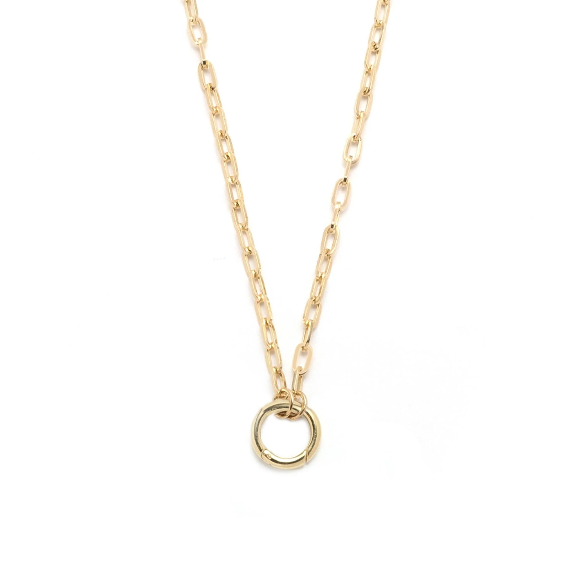 Clip | Small Clip Open Chain with Small Annex Link | Yellow Gold