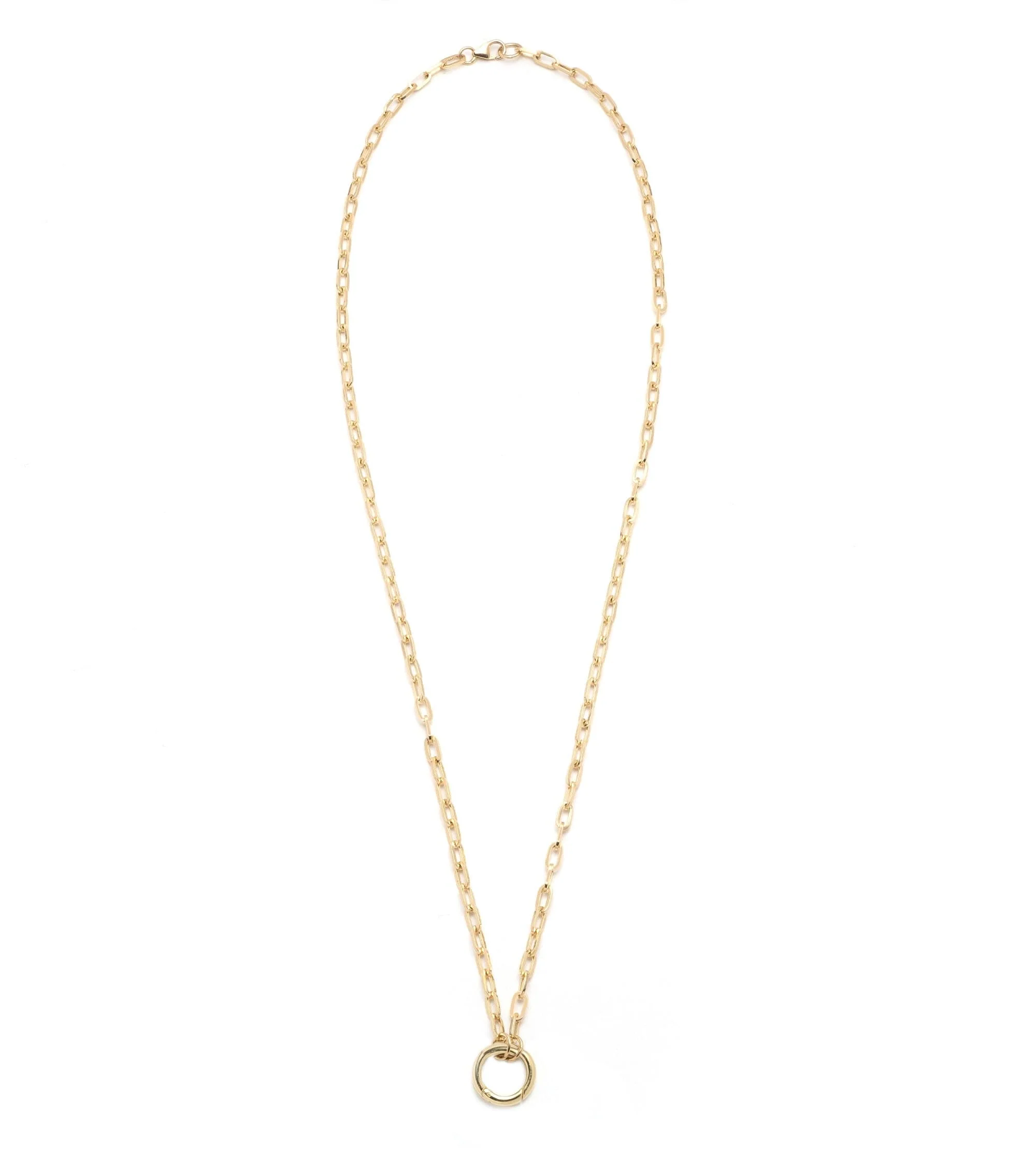 Clip | Small Clip Open Chain with Small Annex Link | Yellow Gold - Image 3