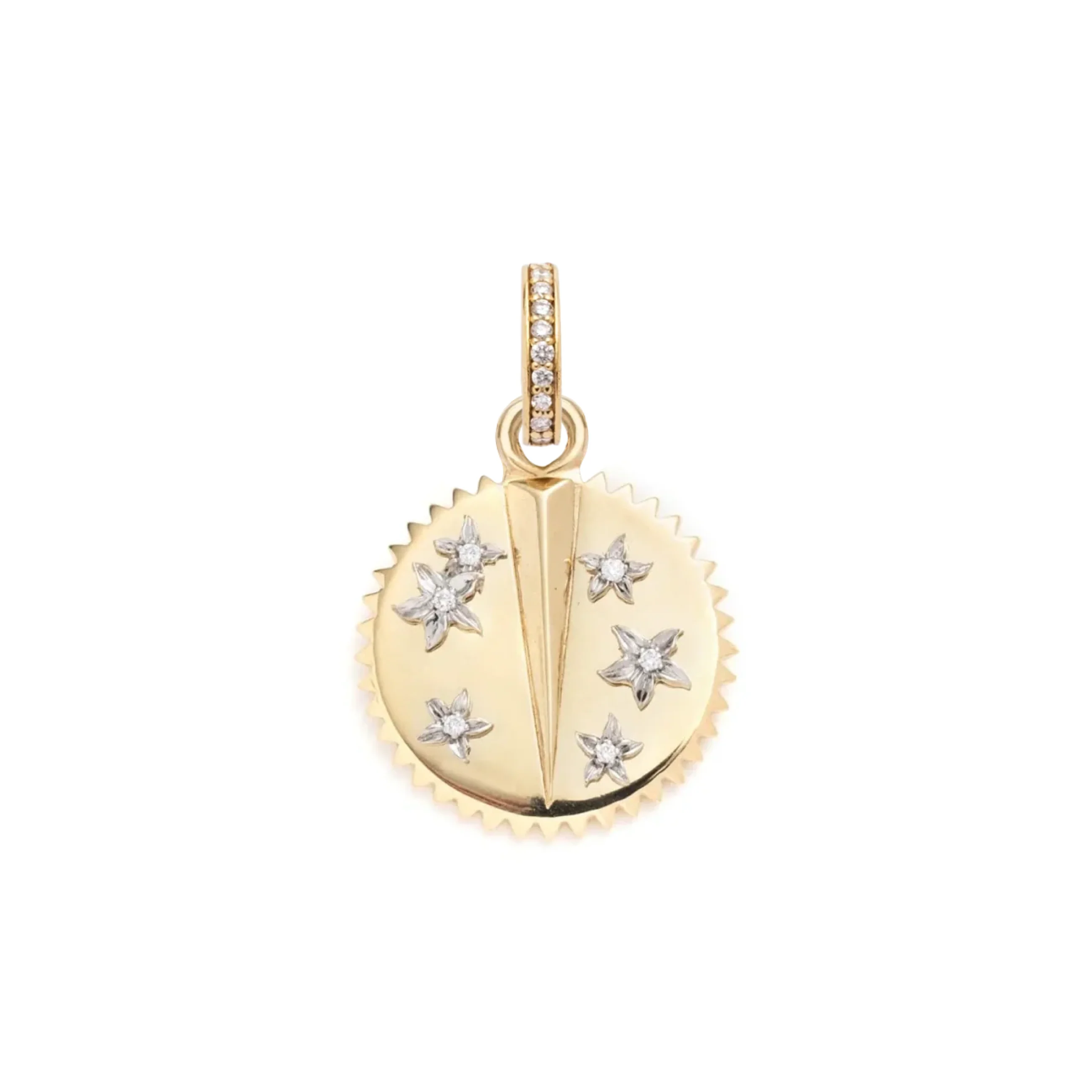 Resilience | Baby Medallion | Diamonds, Gold - Image 3