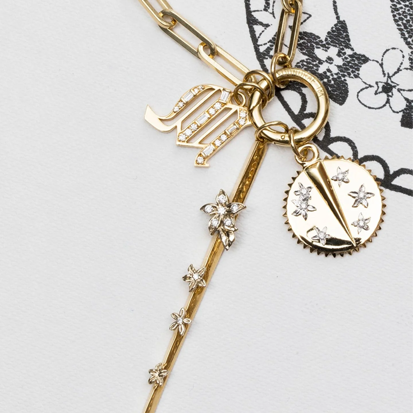 Resilience | Baby Medallion | Diamonds, Gold - Image 4