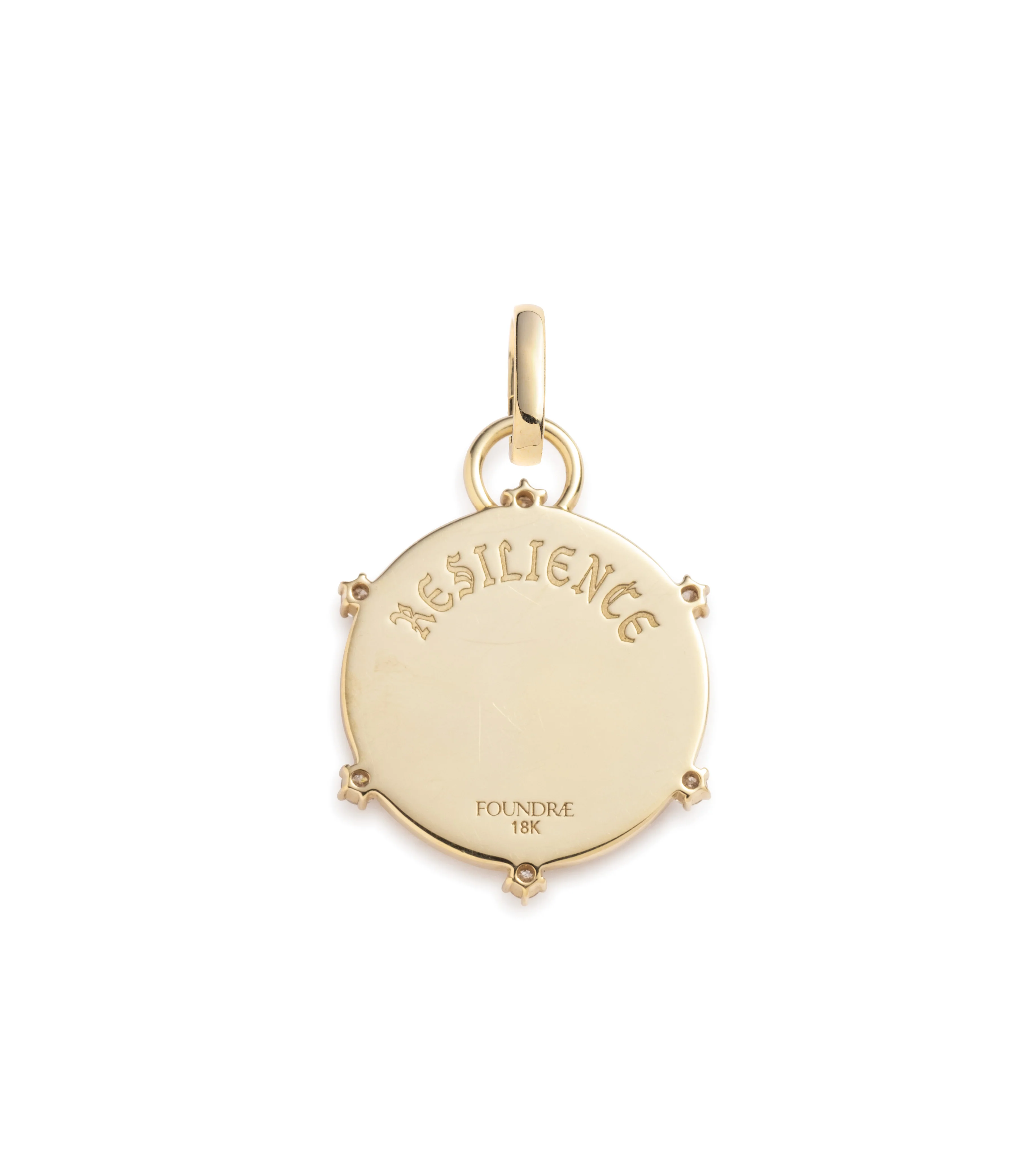Resilience | Blossoms Baby Medallion | Diamonds, Mixed Gold - Image 4
