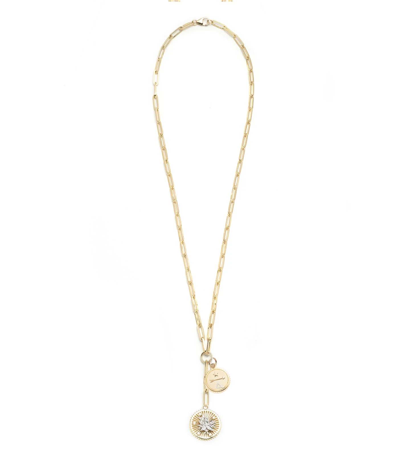 True Love - Dream | Blossoms and Dream Medium Clip Extension Necklace | Diamonds, Mixed Gold - Image 2