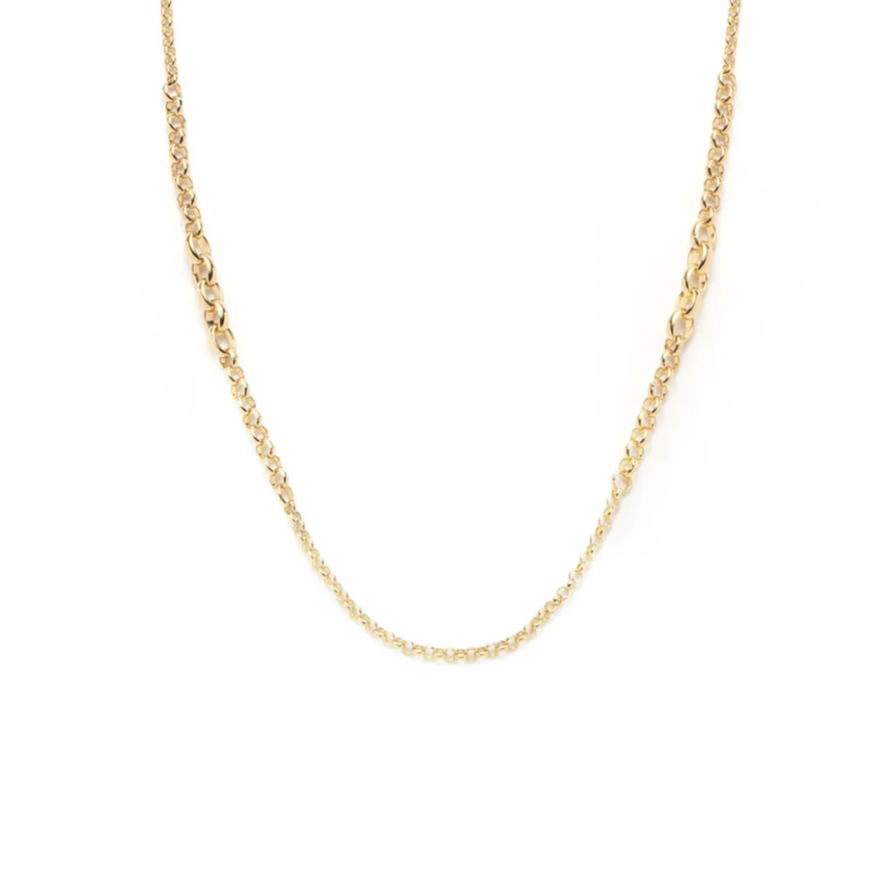 Belcher | Small Graduating Belcher Chain | Yellow Gold