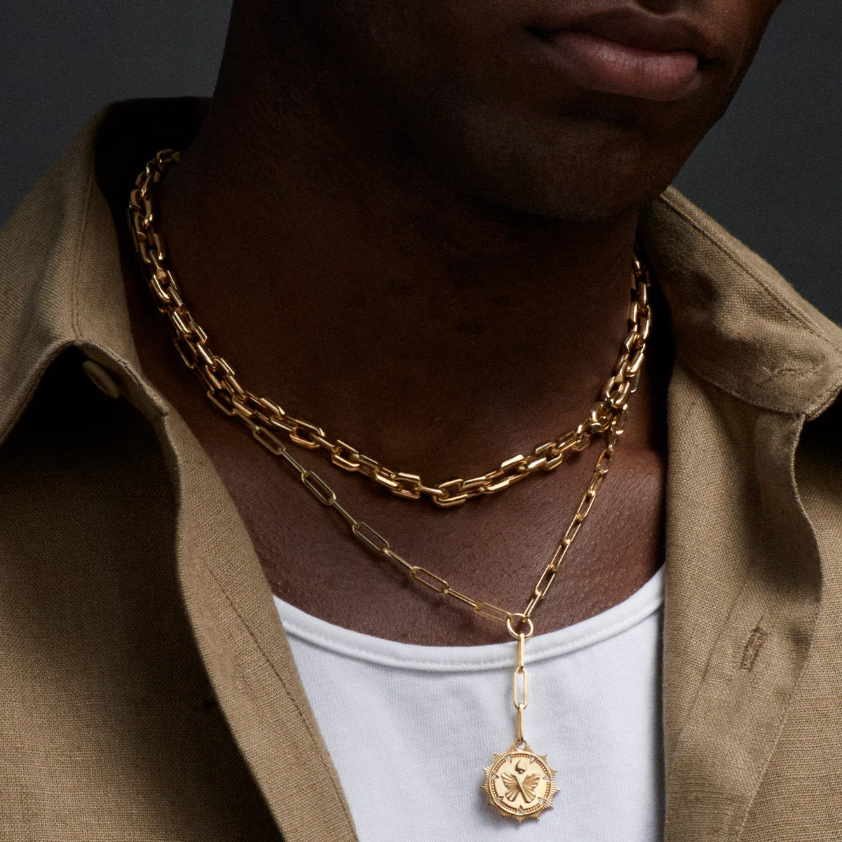 Strong Hearts | Small Love Link Chain | Yellow Gold - Image 4