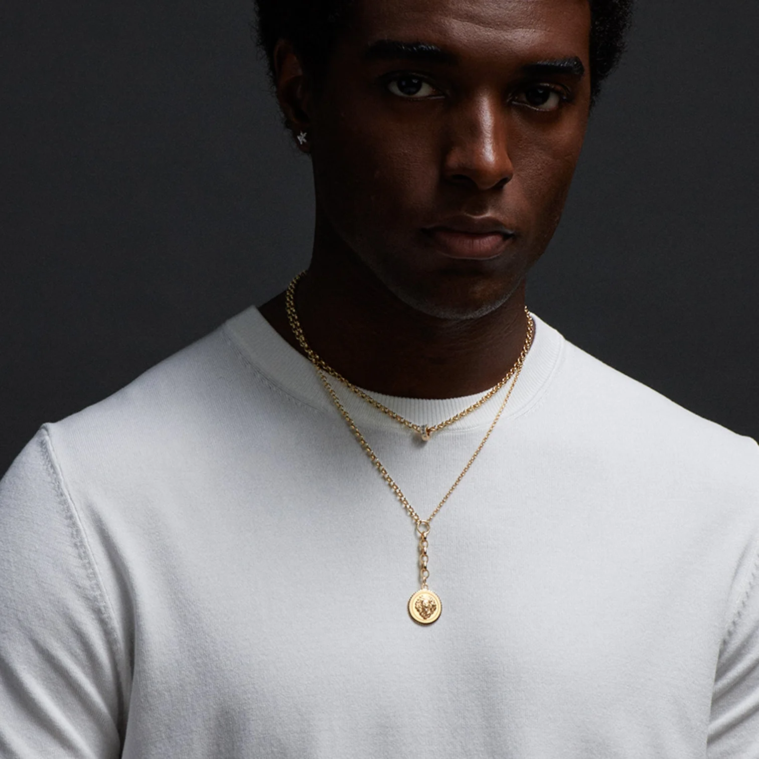 Strength - Protection | Medium Mixed Belcher Extension Necklace | Diamonds, Yellow Gold - Image 4