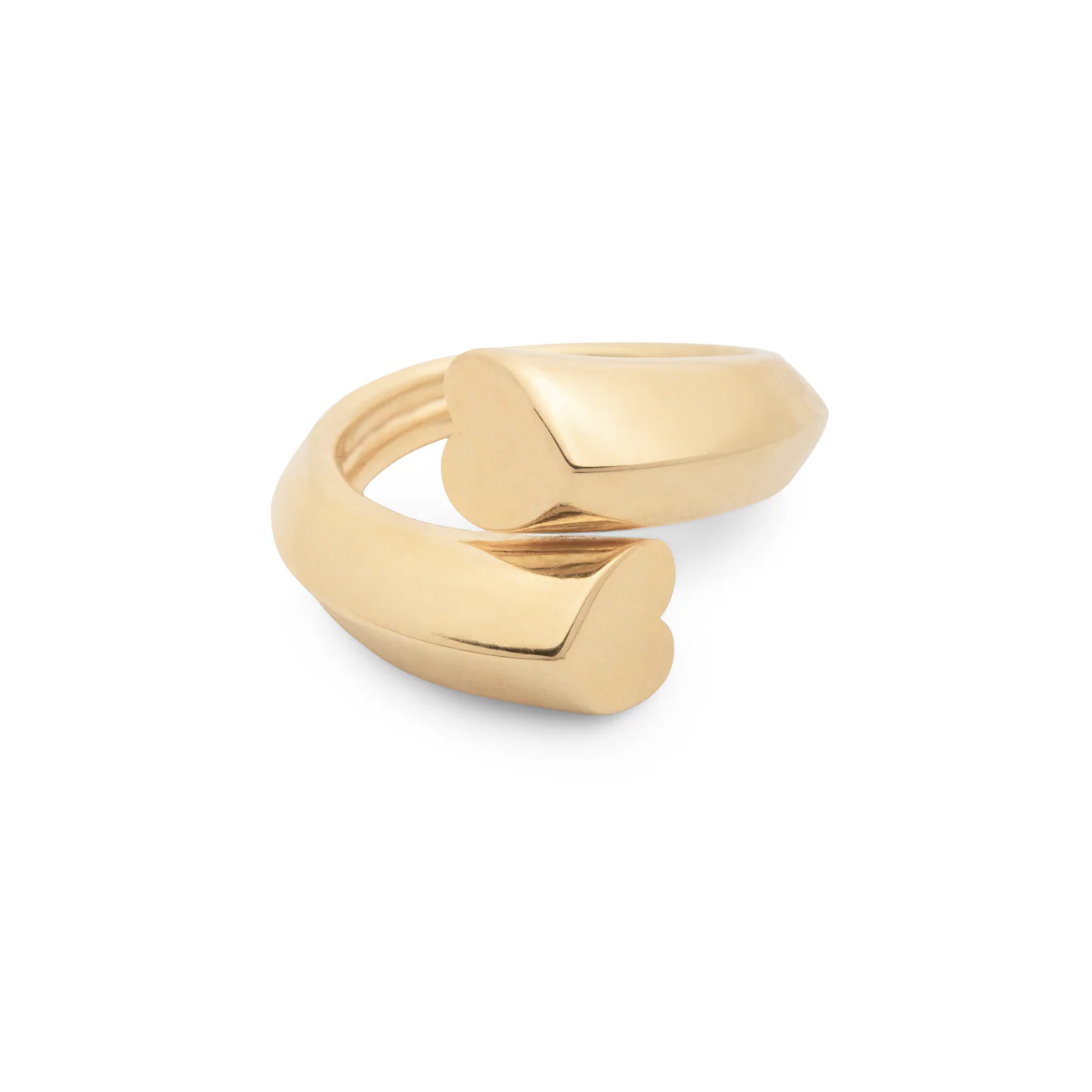 Strong Hearts | Love Link Ring | Yellow Gold - Image 4