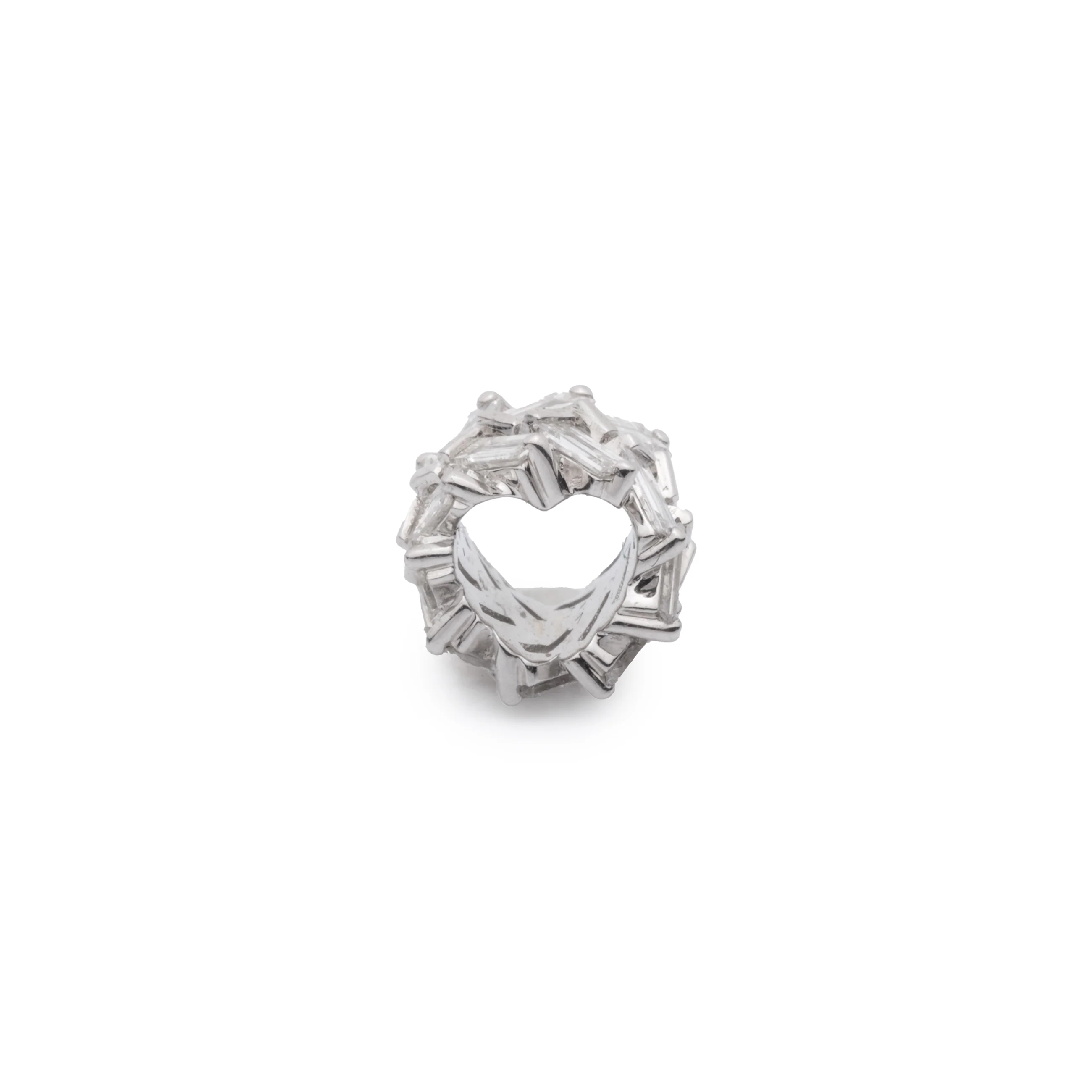 True Love | Chevron Heart Beat | Diamonds, White Gold - Image 4