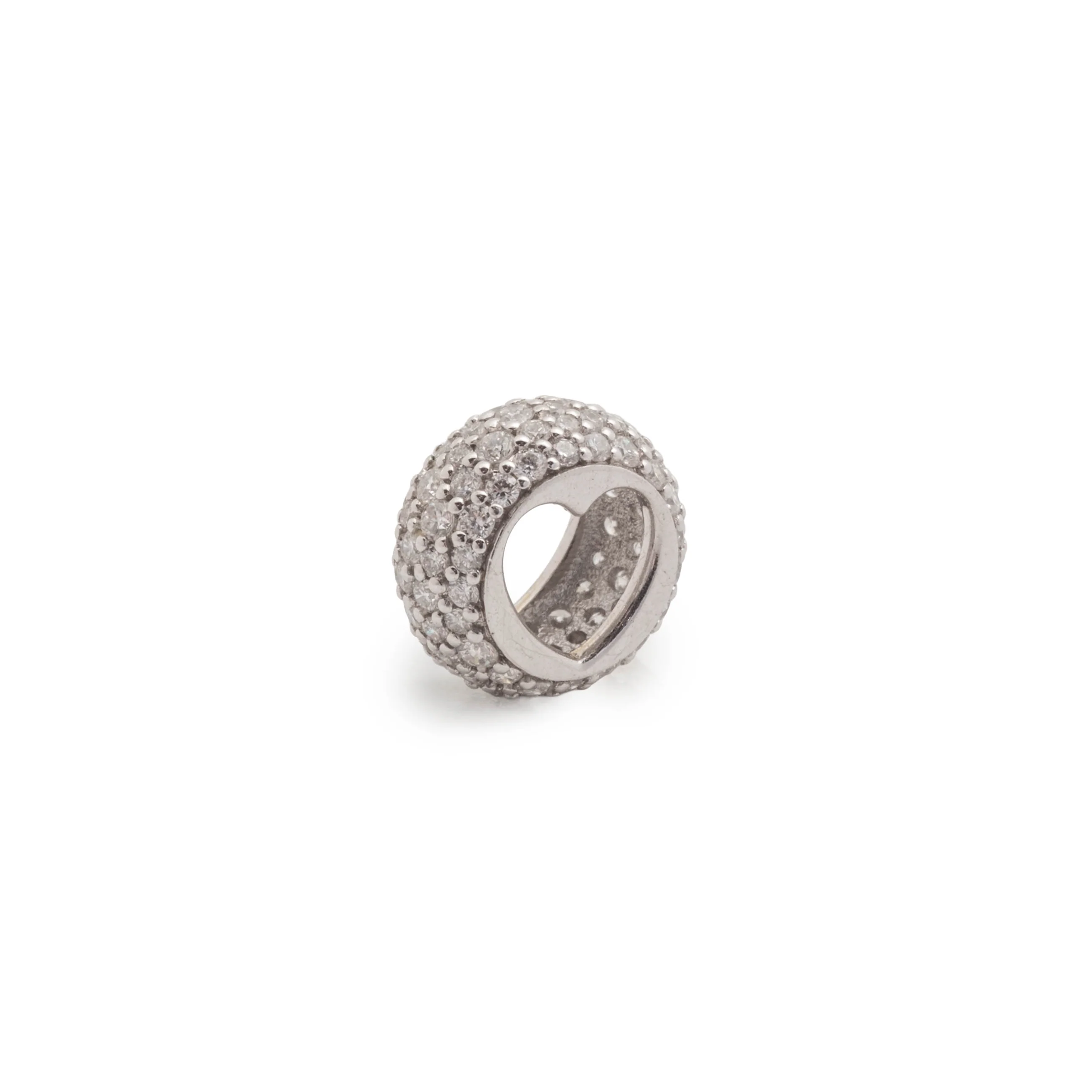 True Love | Pavé Orbit Heart Beat | Diamonds, White Gold