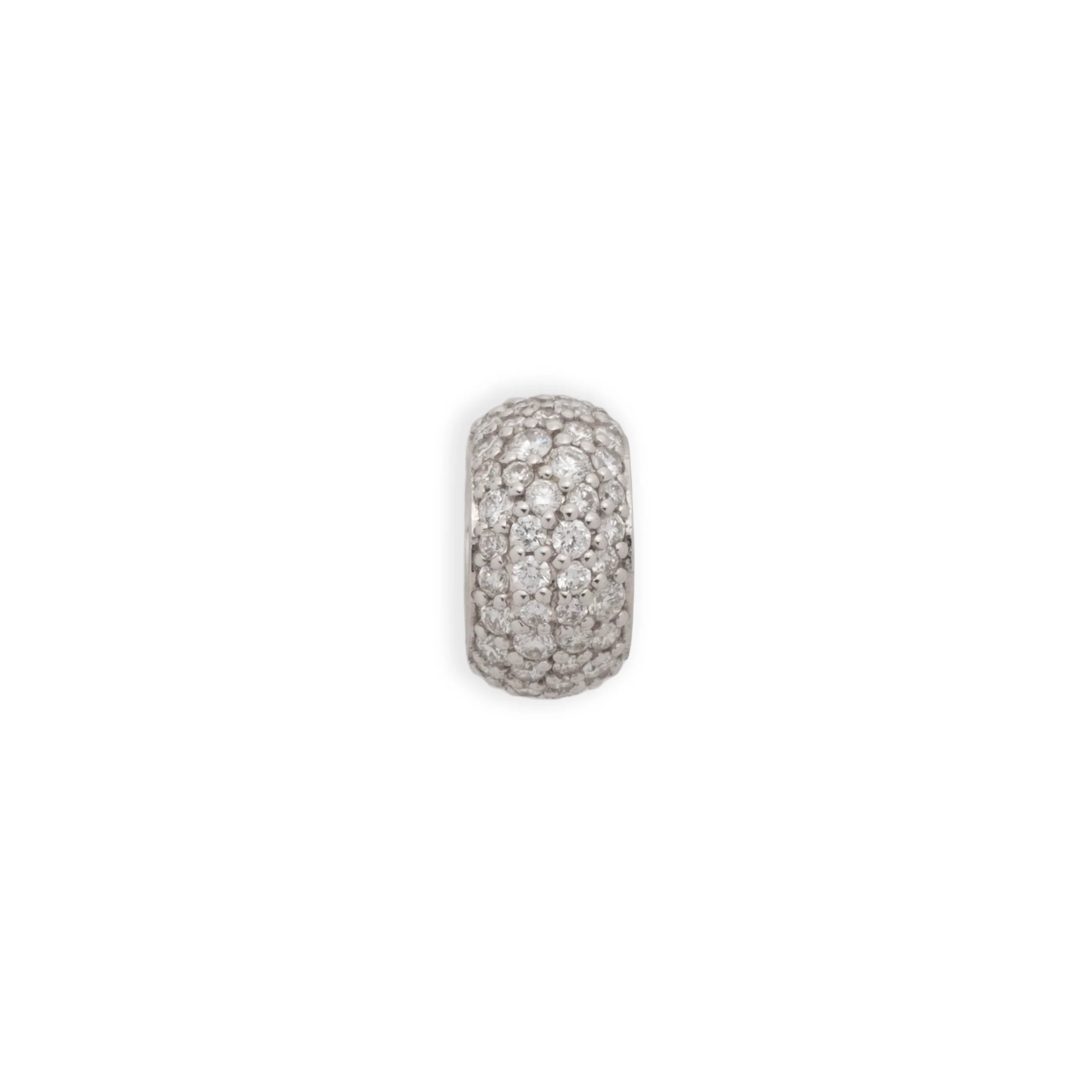 True Love | Pavé Orbit Heart Beat | Diamonds, White Gold - Image 4