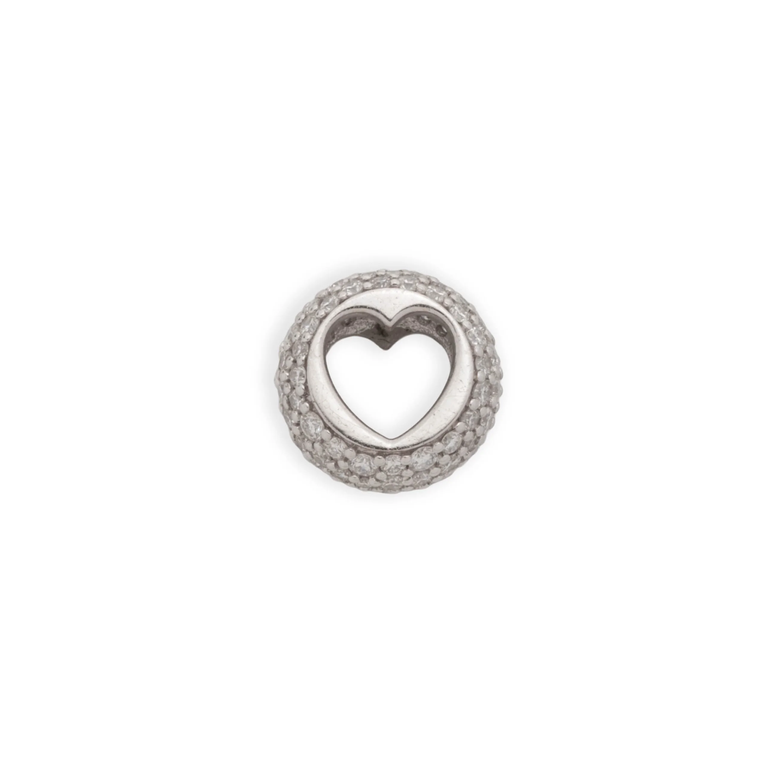 True Love | Pavé Orbit Heart Beat | Diamonds, White Gold - Image 5